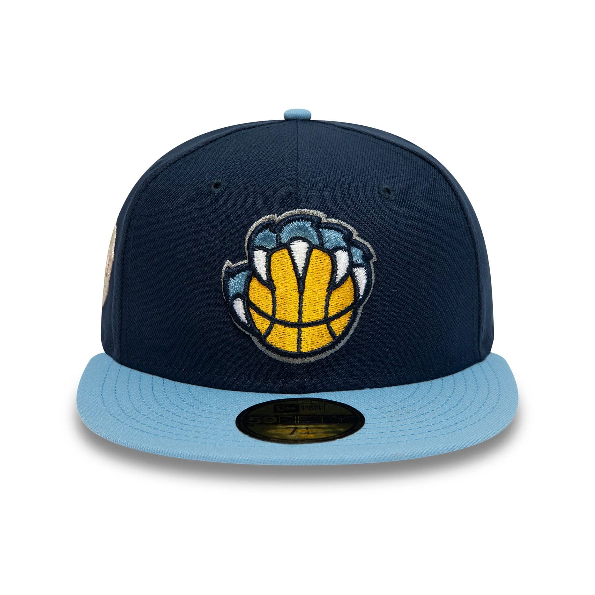 Memphis Grizzlies NBA Side Patch Dark Blue 59FIFTY Fitted Cap - Image 3