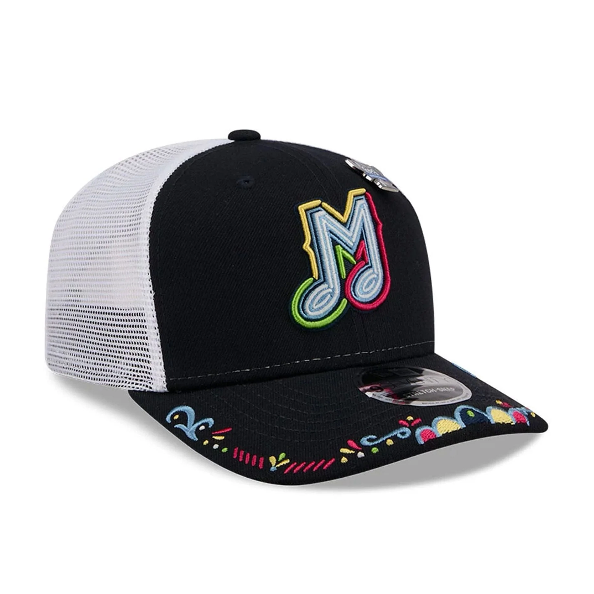 Memphis Redbirds MiLB La Copa 2026 Navy 9SEVENTY Stretch Snap Adjustable Cap - Image 4