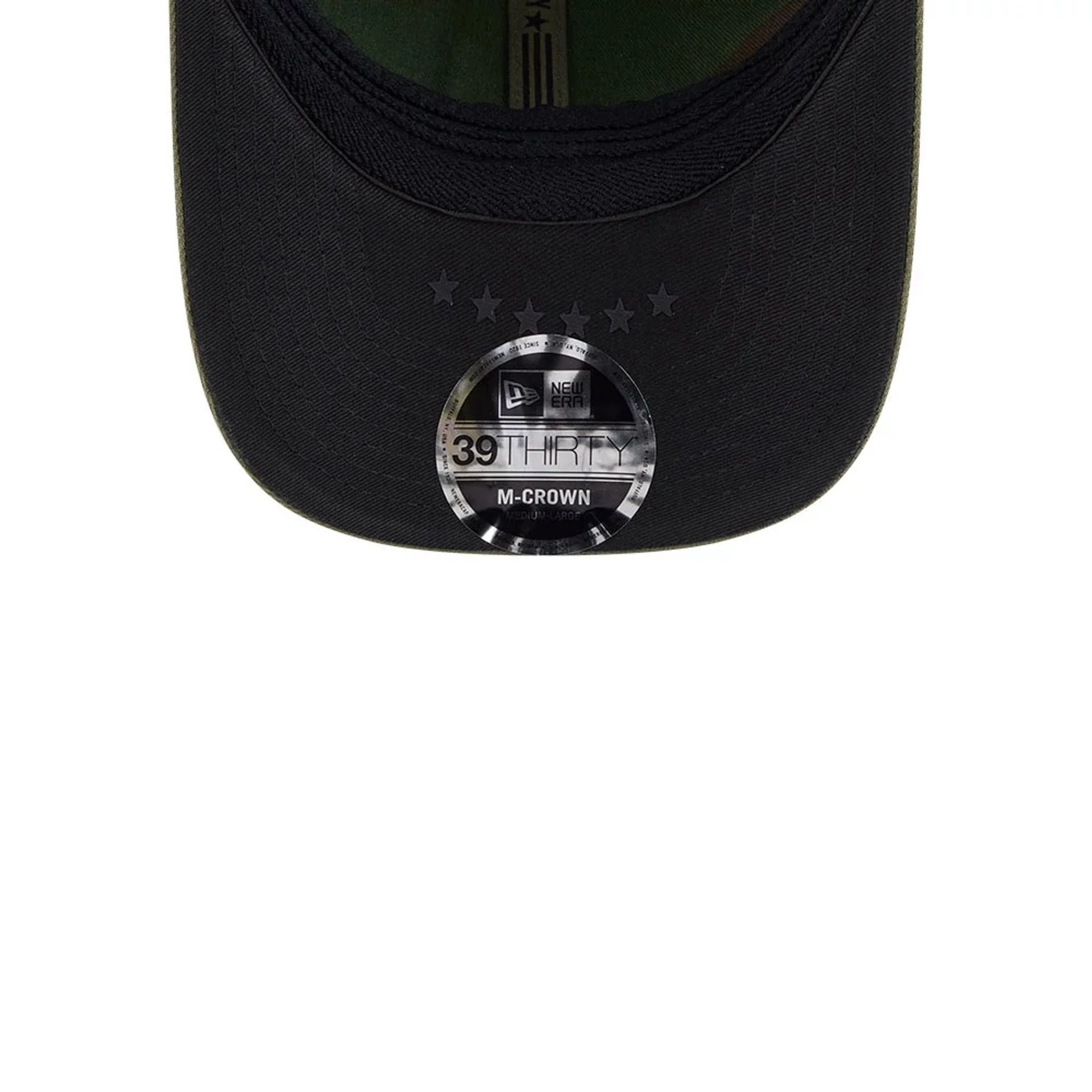 Mets MLB Armed Forces Day 2026 Green 39THIRTY M-Crown Stretch Fit Cap - Image 7