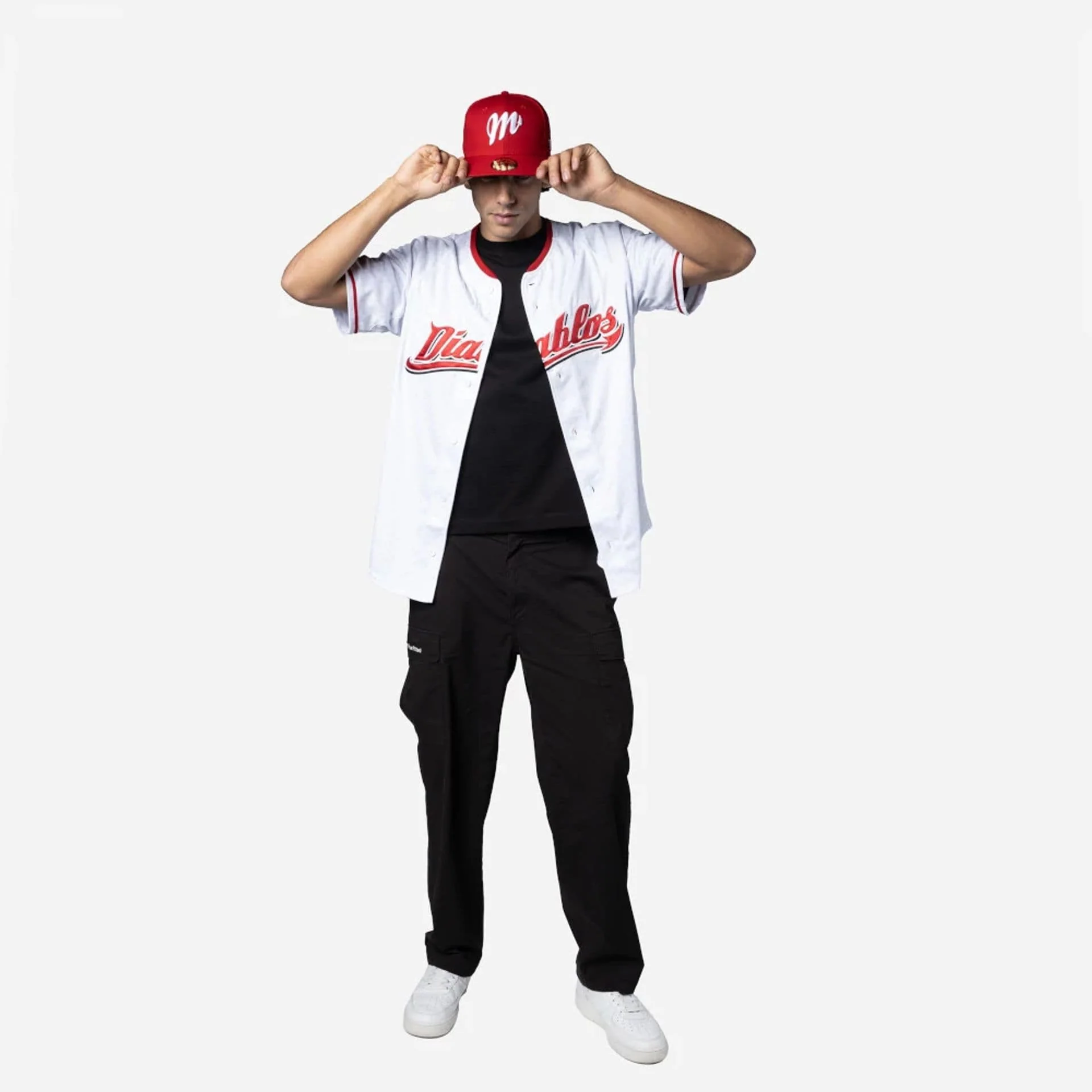 Mexico Diablos Mexico LMB On Field White On-Field Jersey - Image 3
