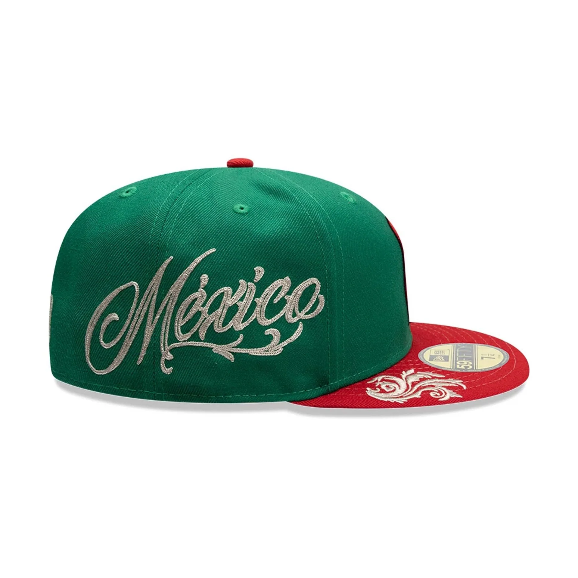 Mexico LMB Wordmark Green 59FIFTY Fitted Cap - Image 4