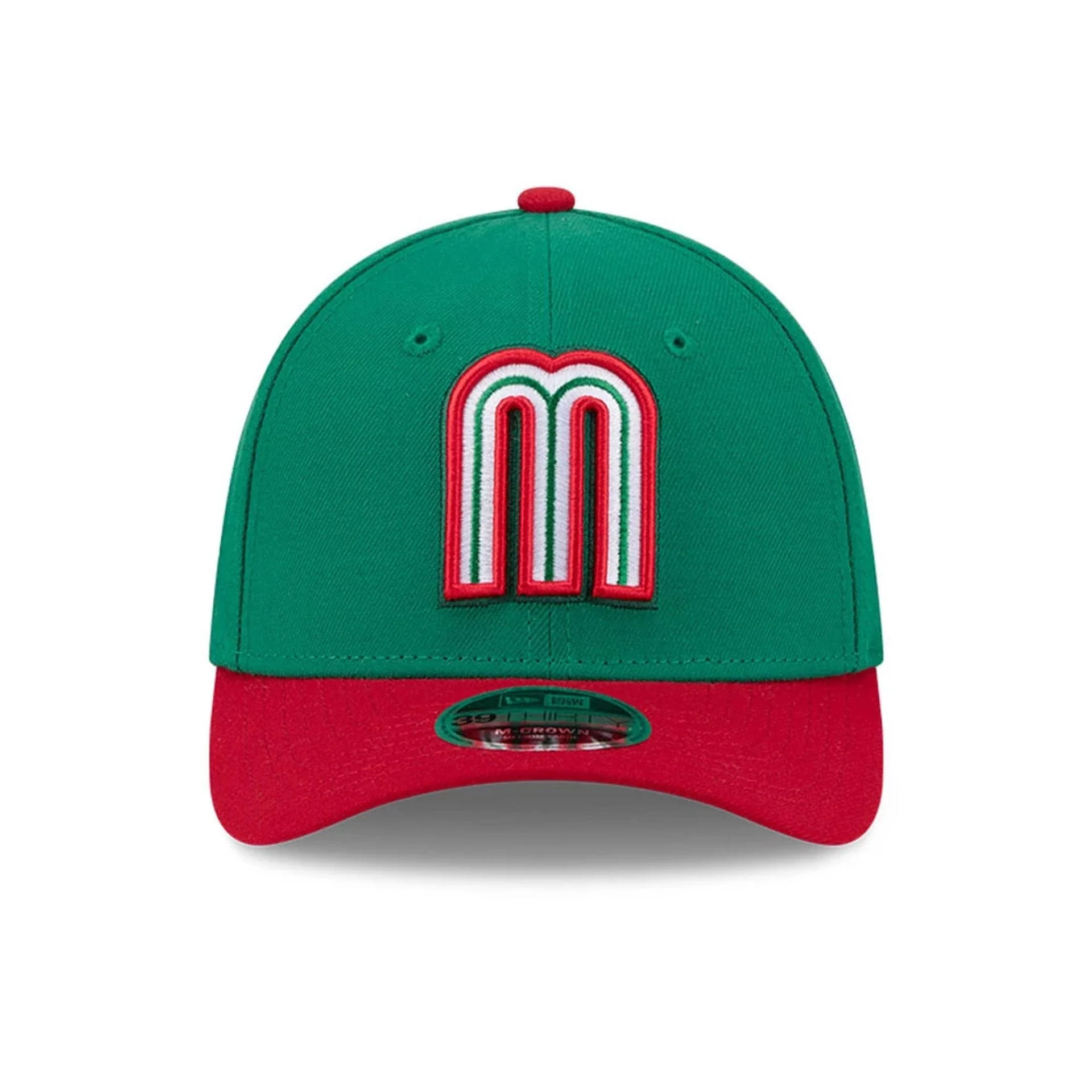 Mexico MLB World Baseball Classic 2026 Green 39THIRTY M-Crown Stretch Fit Cap - Image 5