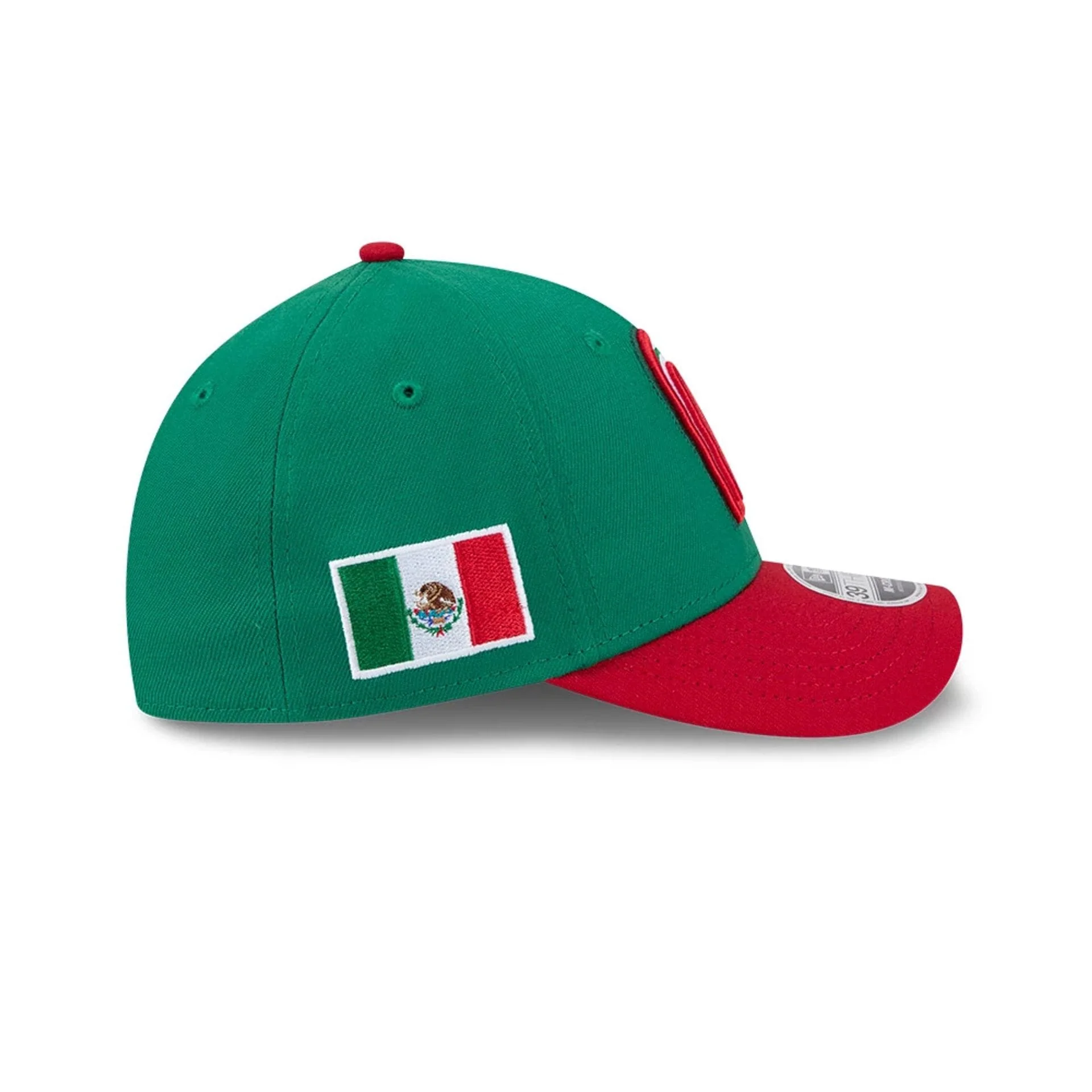 Mexico MLB World Baseball Classic 2026 Green 39THIRTY M-Crown Stretch Fit Cap - Image 6