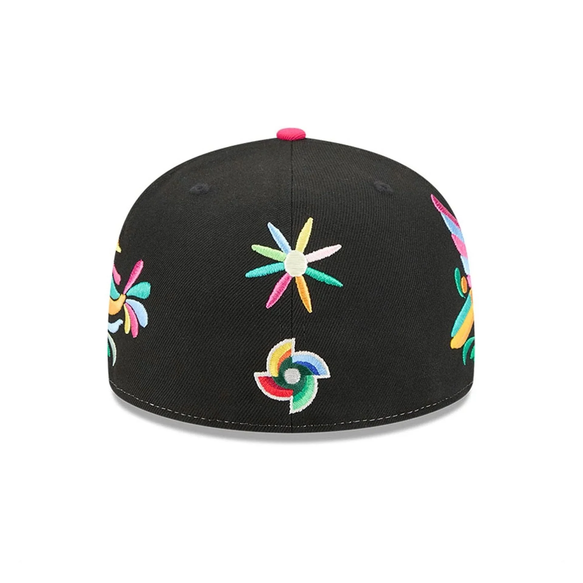 Mexico WBC Latin Embroidery Black 59FIFTY Fitted Cap - Image 5