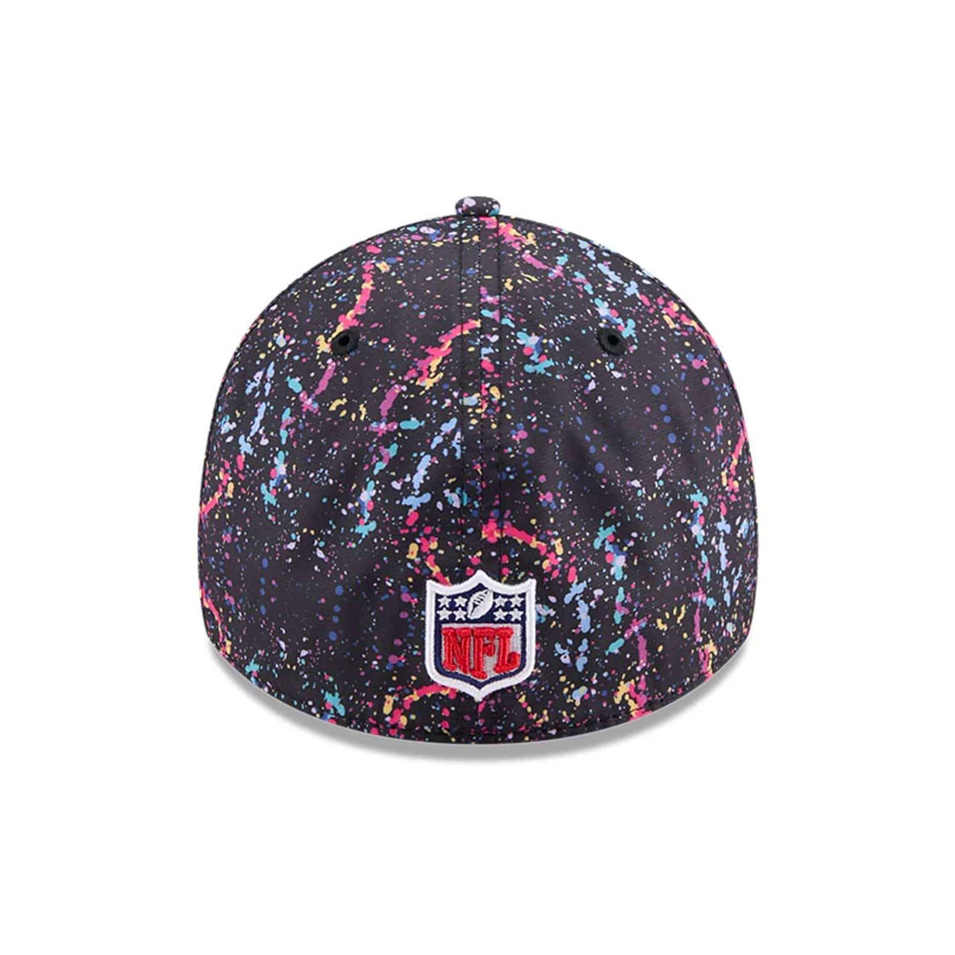 Miami Dolphins NFL Crucial Catch 2025 Black 39THIRTY Stretch Fit Cap - Image 6