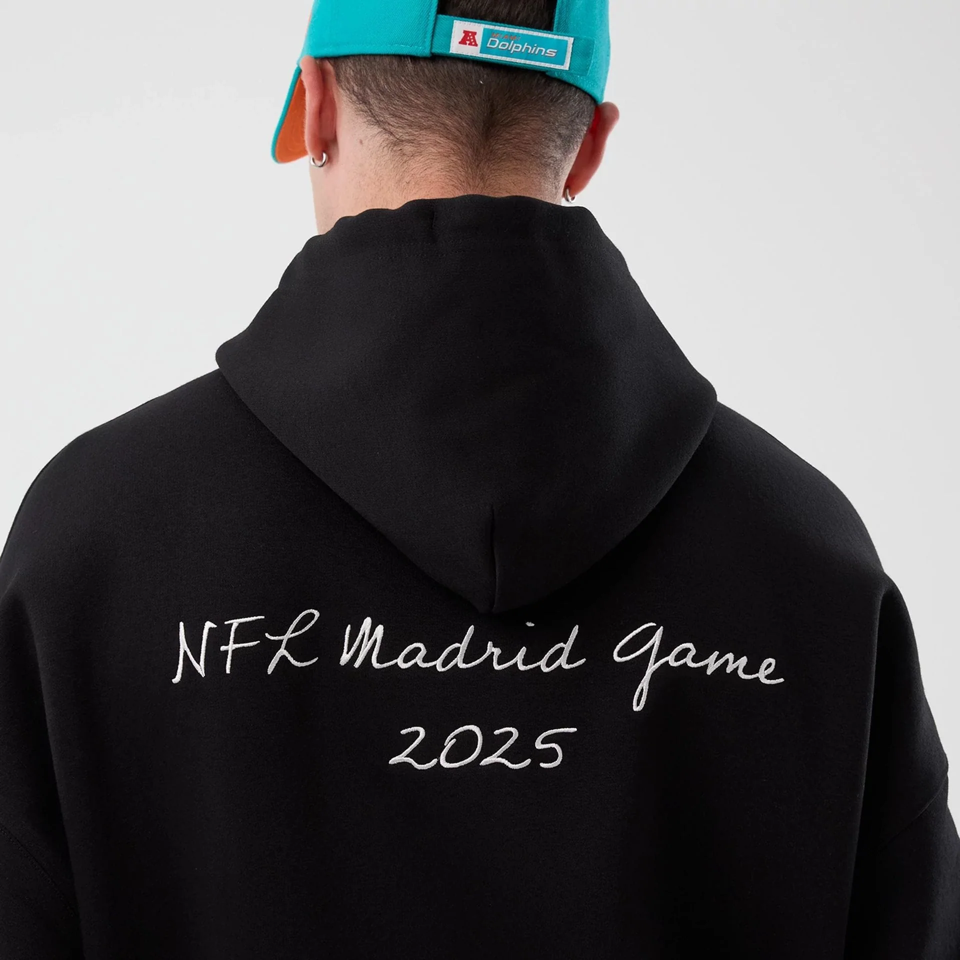 Miami Dolphins NFL International Series Games Black Pullover Hoodie - Image 6