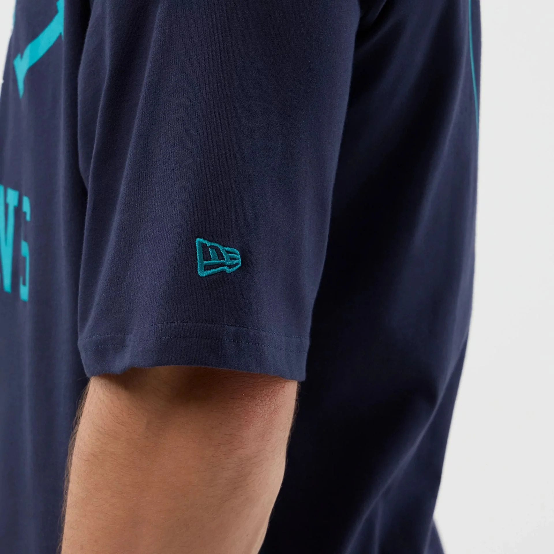 Miami Dolphins NFL International Series Games Navy Oversized T-Shirt - Image 6