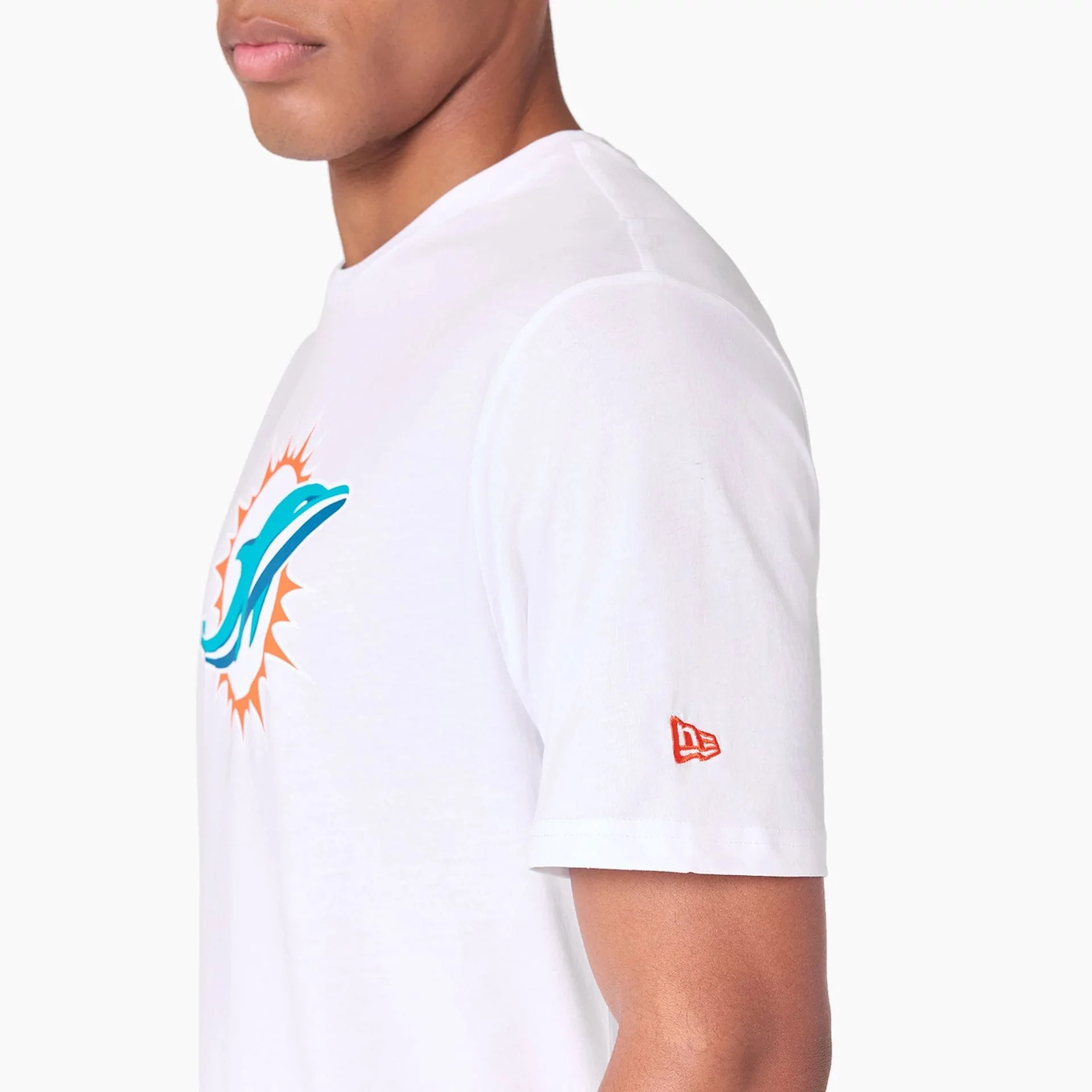 Miami Dolphins NFL White T-Shirt - Image 5