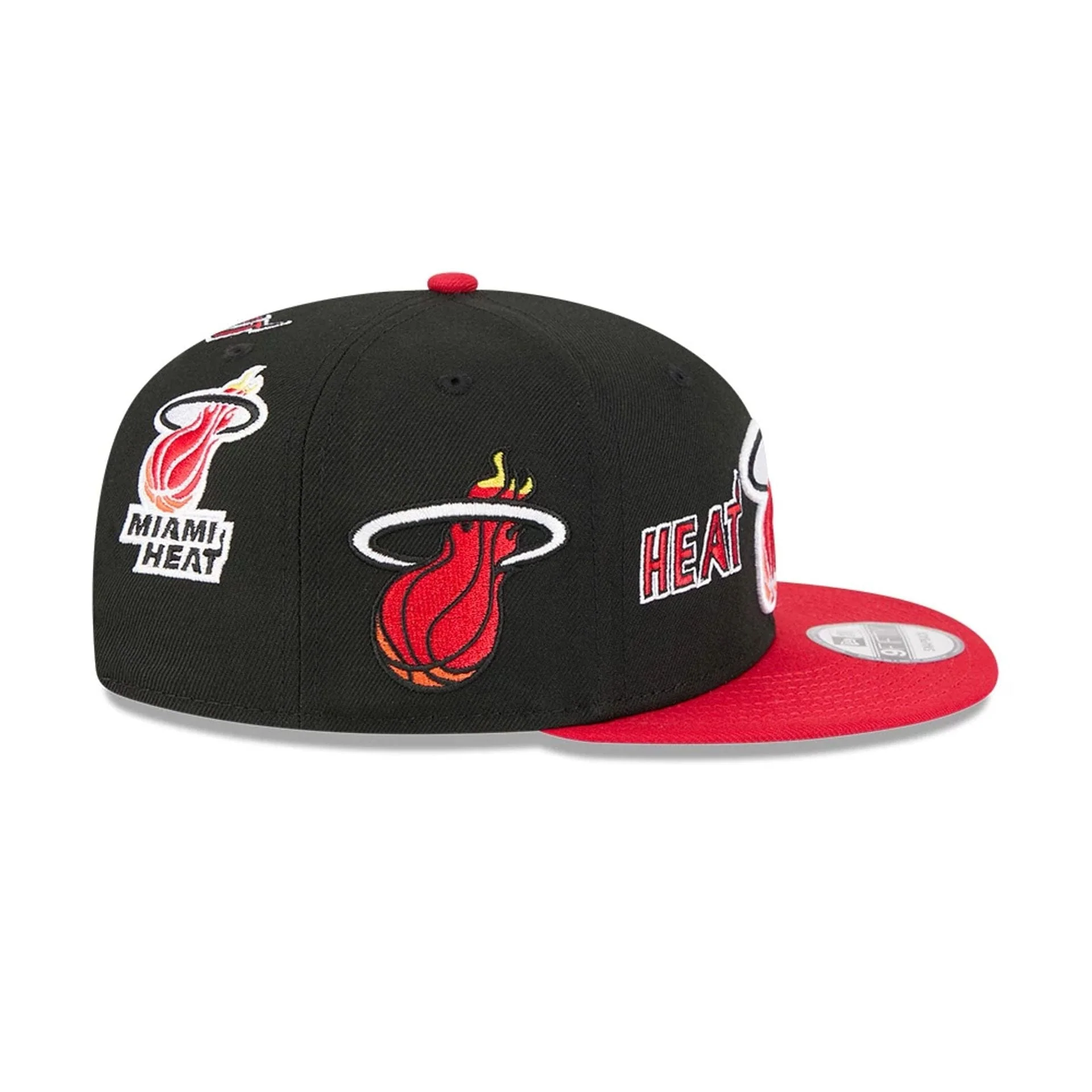 Miami Heat NBA Hardwood Classic ASG Black 9FIFTY Snapback Adjustable Cap - Image 7
