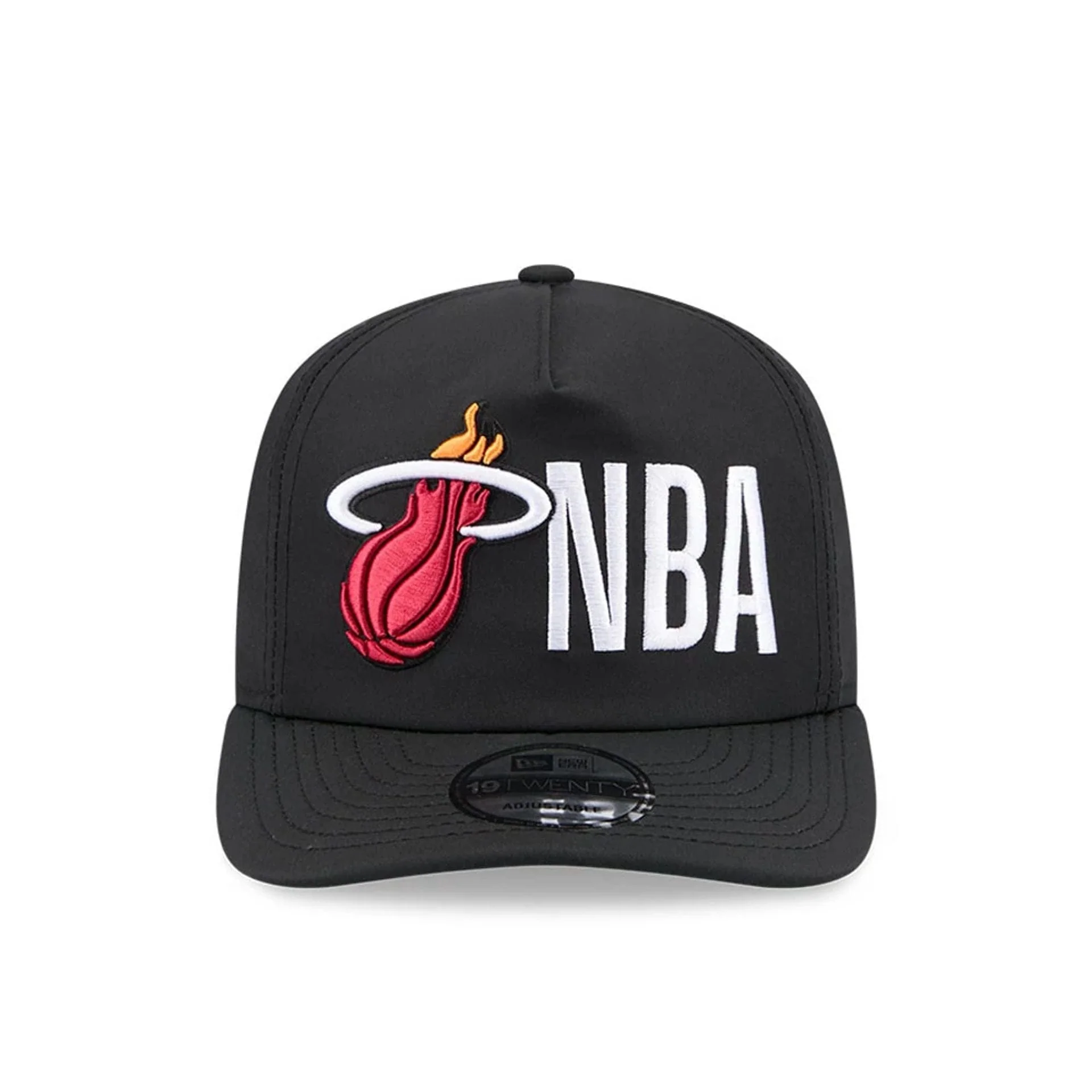 Miami Heat NBA Team Logo Black 19TWENTY Adjustable Cap - Image 3