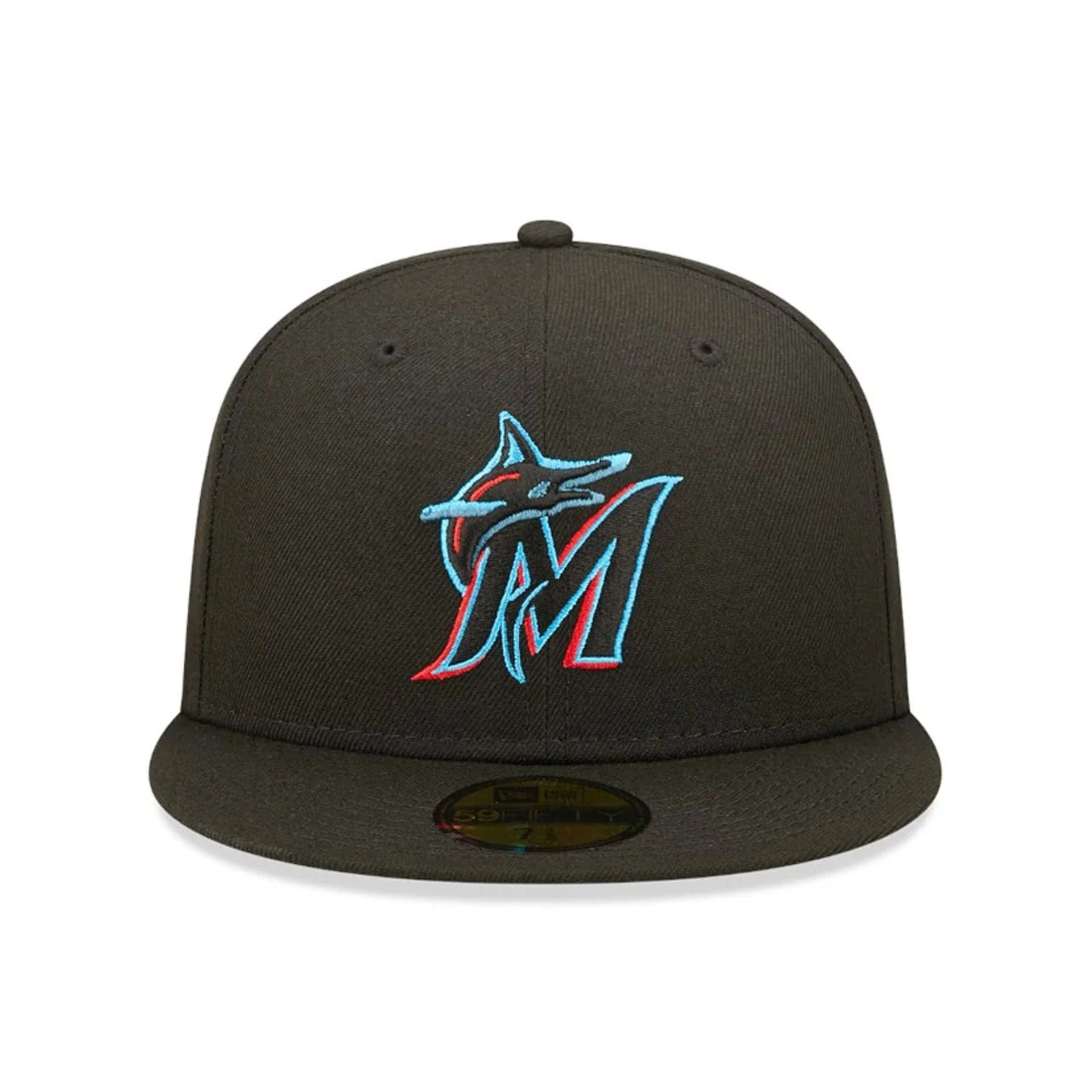 Miami Marlins Authentic On Field Game Black 59FIFTY Fitted Cap - Image 3