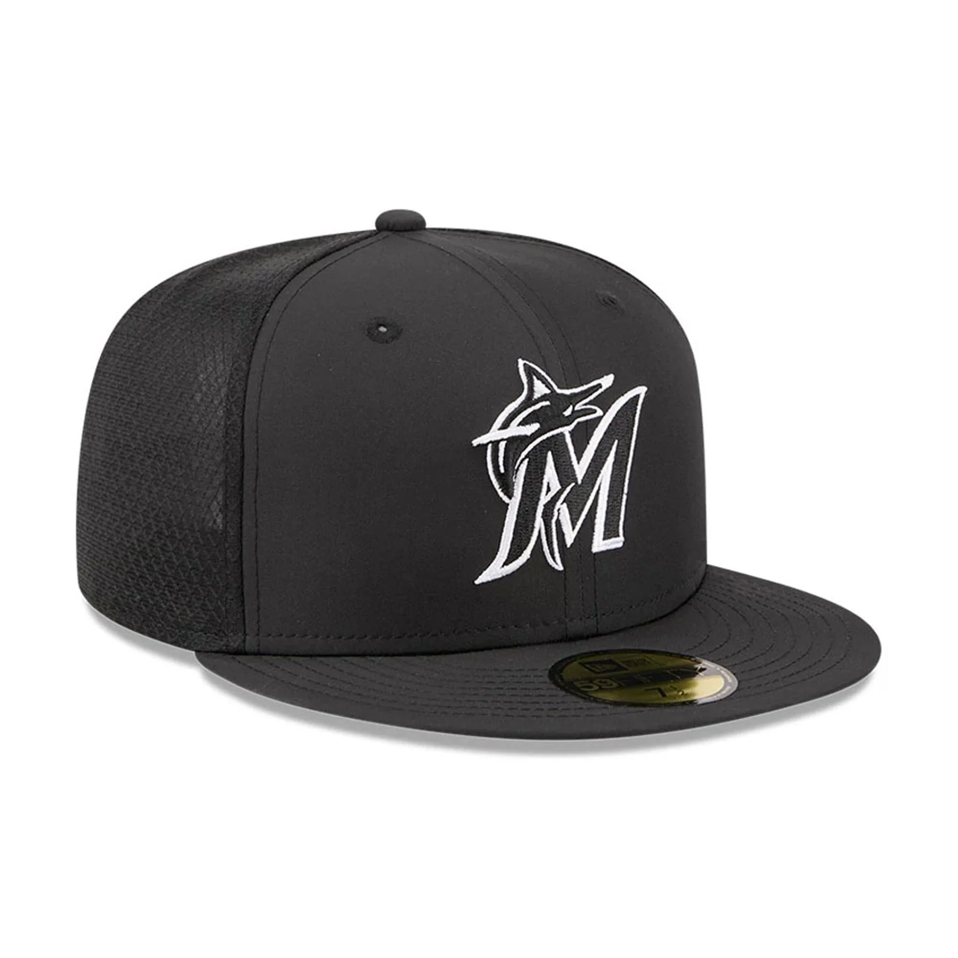 Miami Marlins MLB Batting Practice 2026 Black 59FIFTY Fitted Cap - Image 3