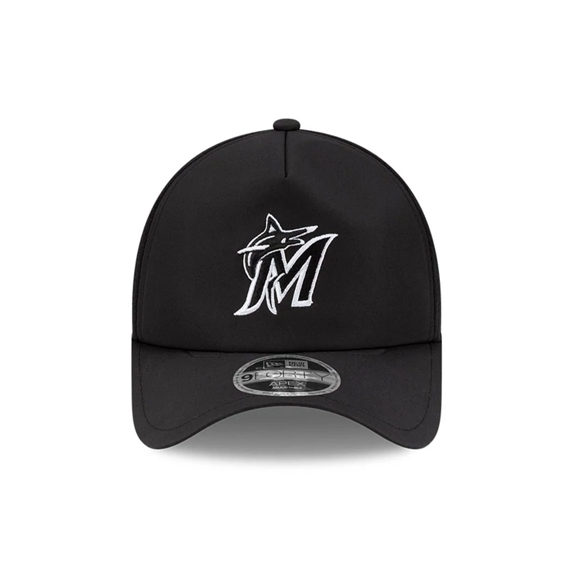 Miami Marlins MLB Batting Practice 2026 Black 9FORTY Apex Adjustable Cap - Image 2