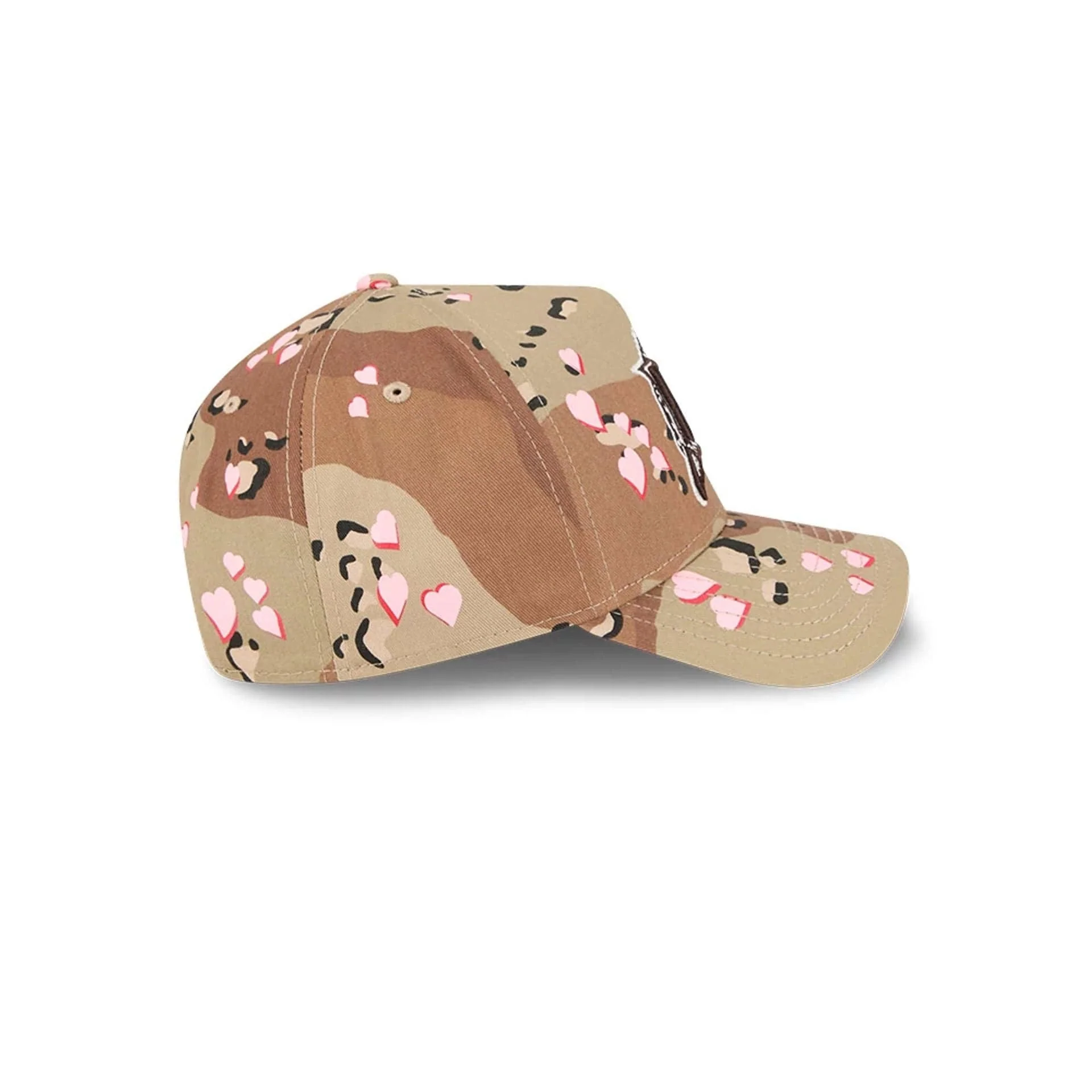 Miami Marlins MLB Camo Hearts Desert Camo 9FORTY A-Frame Adjustable Cap - Image 6