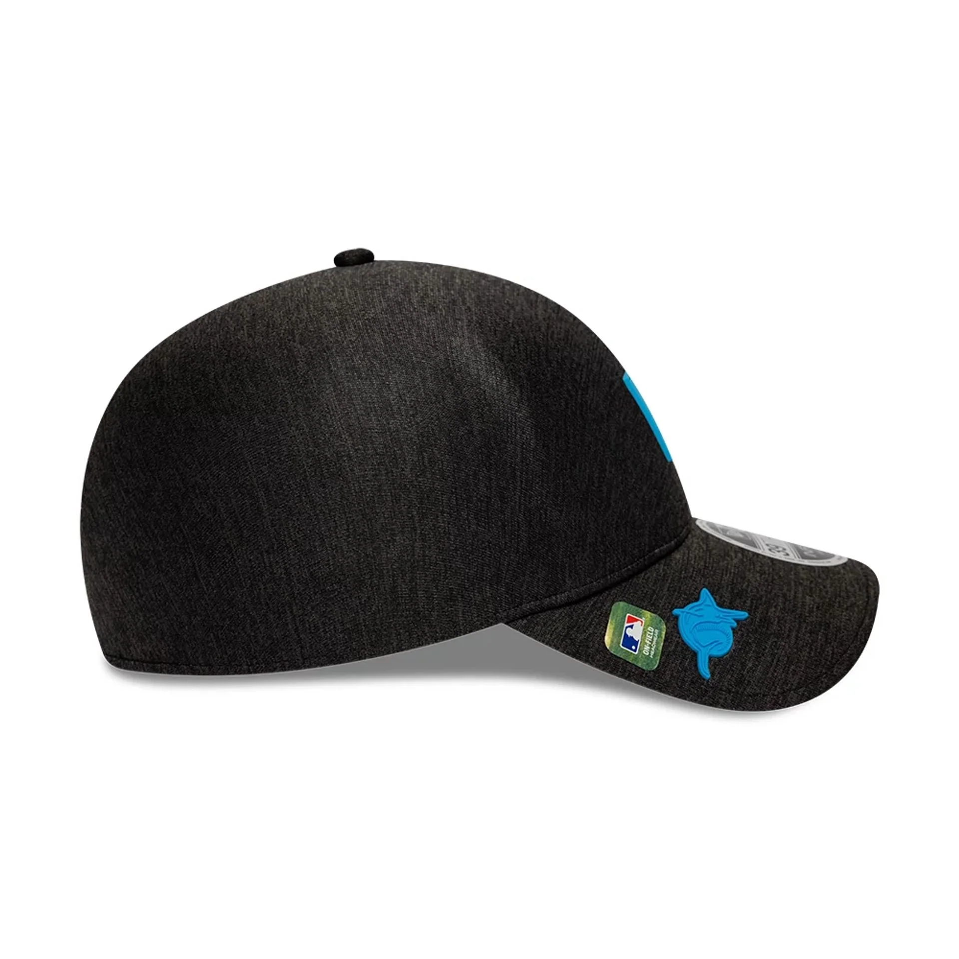 Miami Marlins MLB Clubhouse Black 39THIRTY Infinity Stretch Fit Cap - Image 5