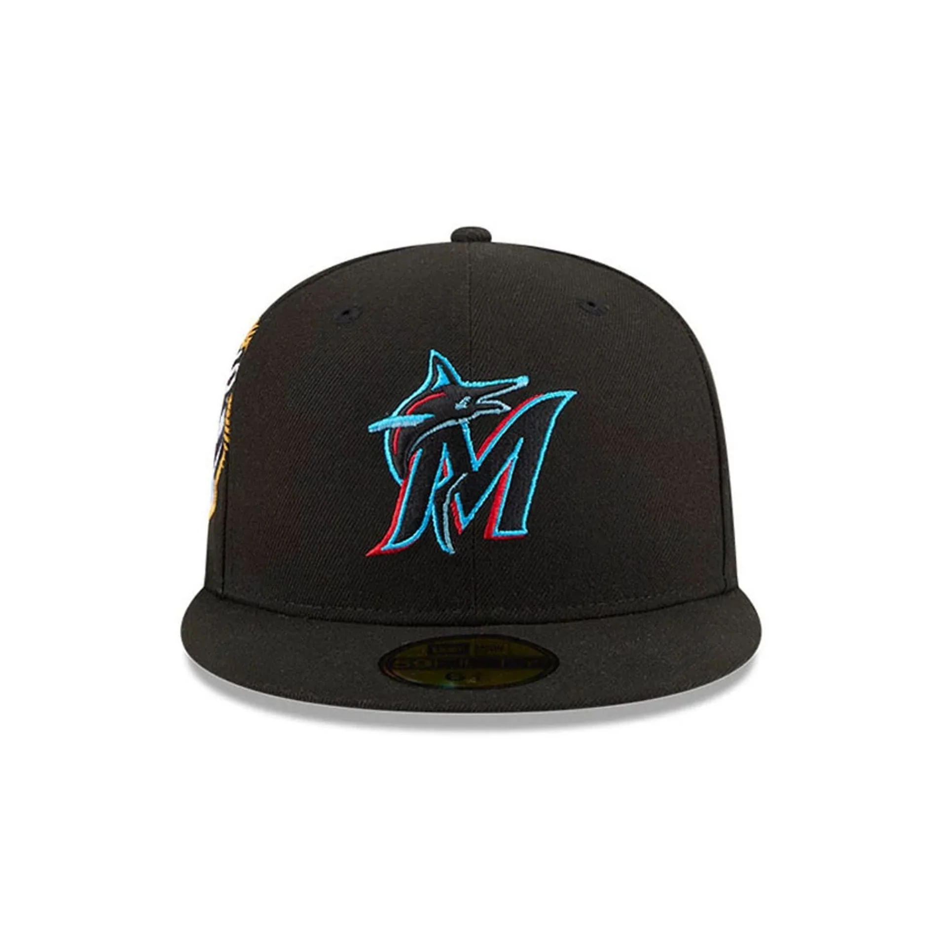 Miami Marlins MLB Hidden Hit Black 59FIFTY Fitted Cap - Image 3