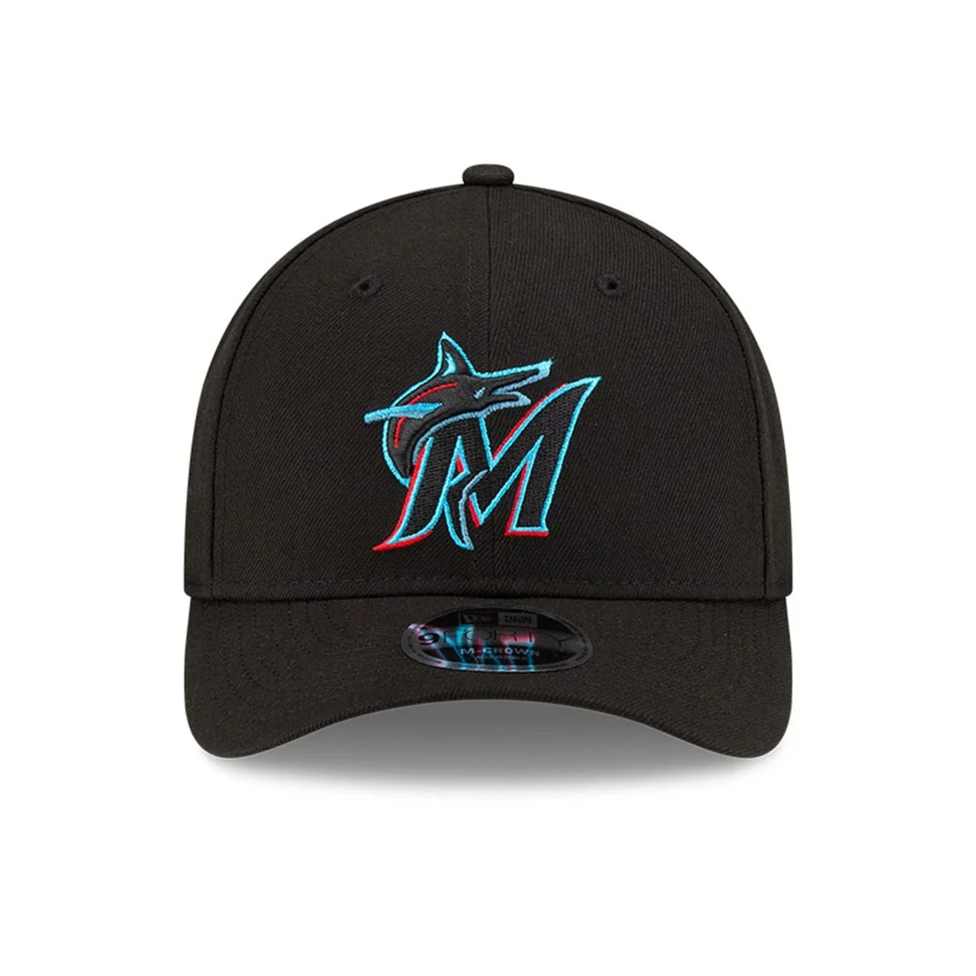 Miami Marlins MLB Player Replica Black 9FORTY M-Crown Adjustable Cap - Image 2