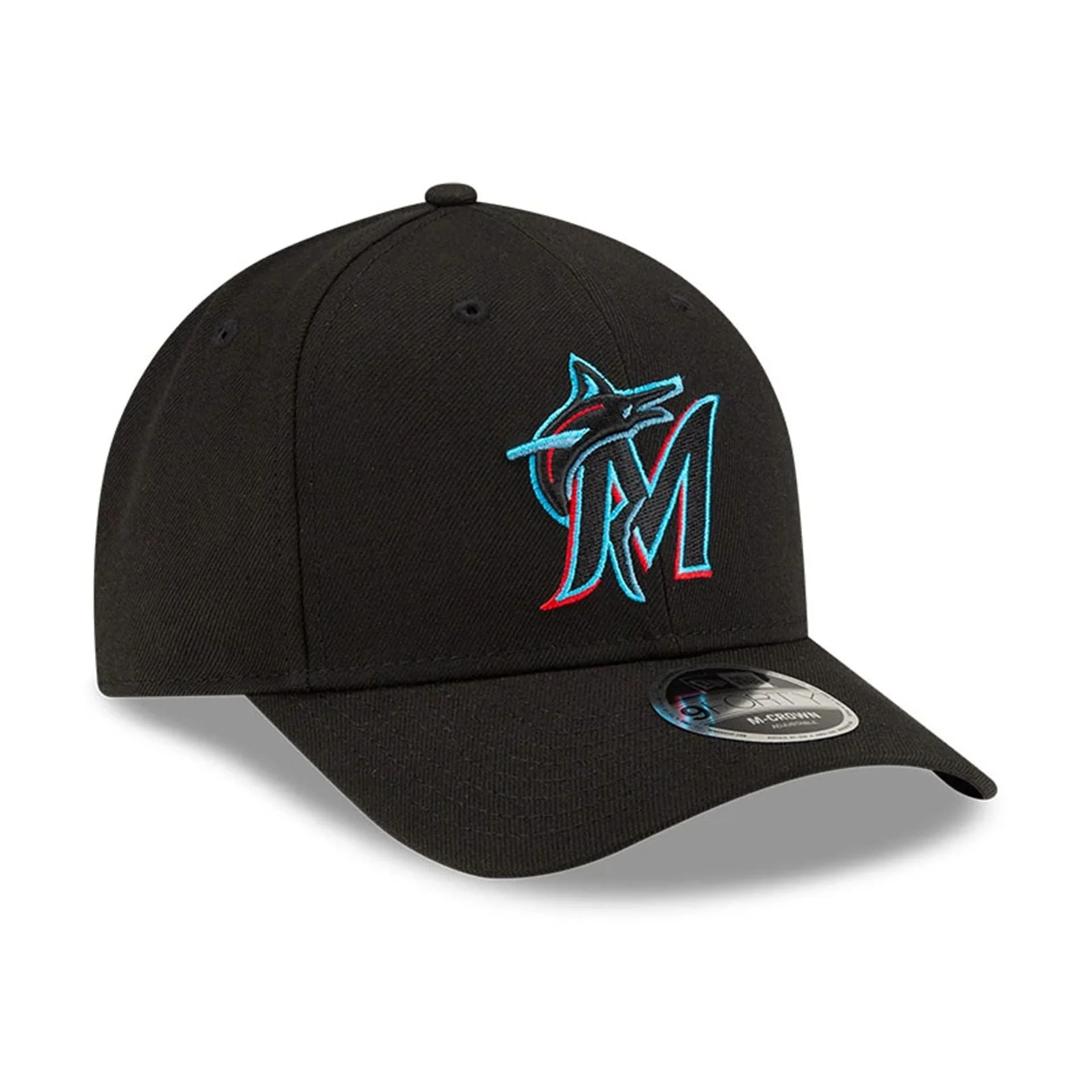 Miami Marlins MLB Player Replica Black 9FORTY M-Crown Adjustable Cap - Image 3