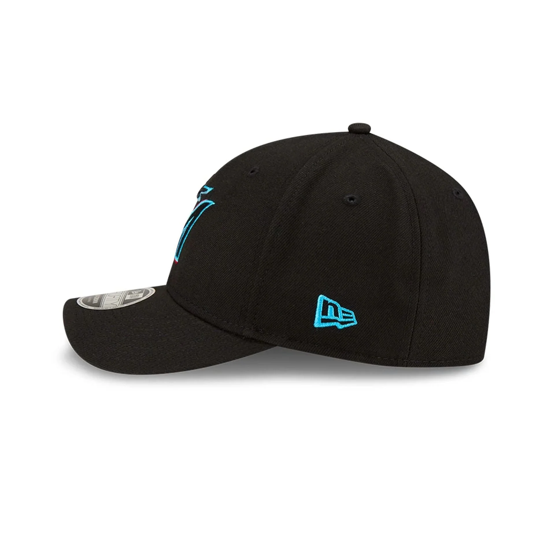 Miami Marlins MLB Player Replica Black 9FORTY M-Crown Adjustable Cap - Image 5