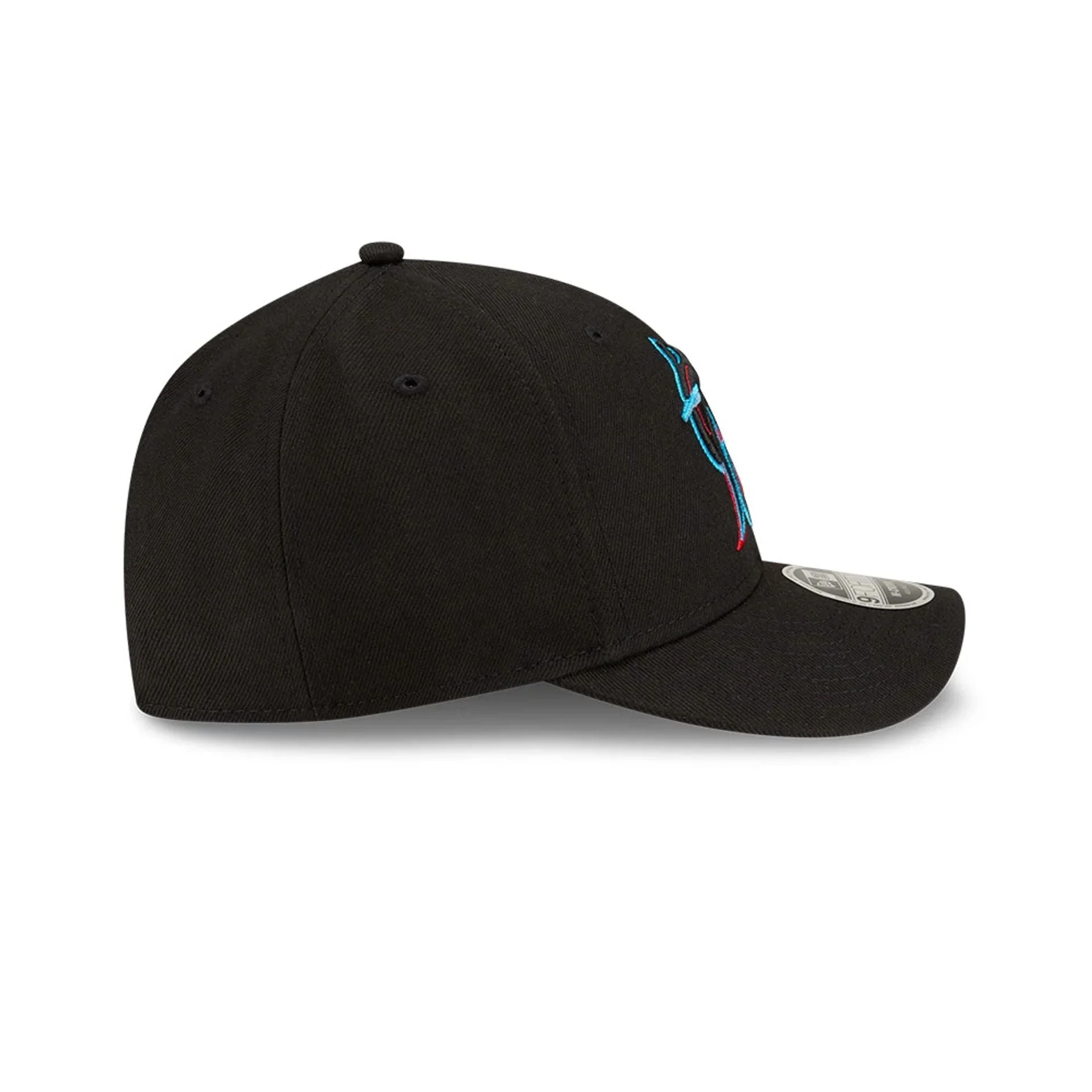 Miami Marlins MLB Player Replica Black 9FORTY M-Crown Adjustable Cap - Image 6