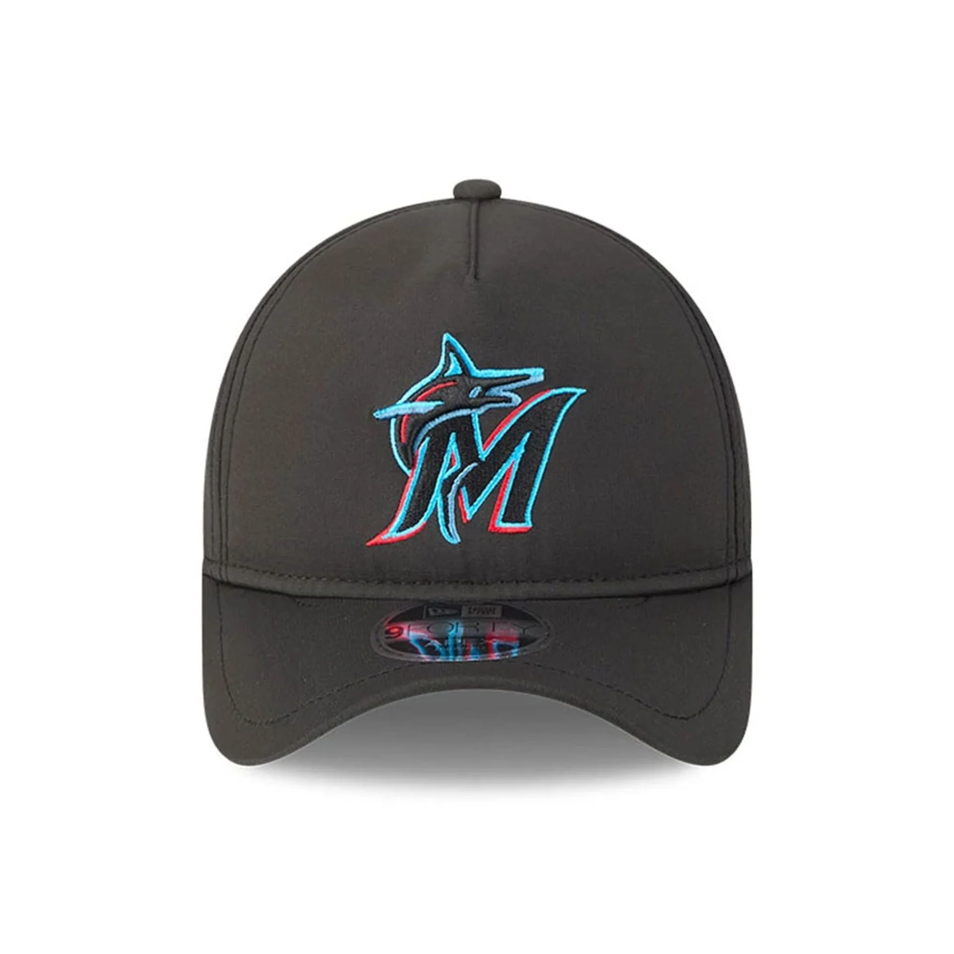 Miami Marlins MLB Quickstrike Black 9FORTY Apex Adjustable Cap - Image 2