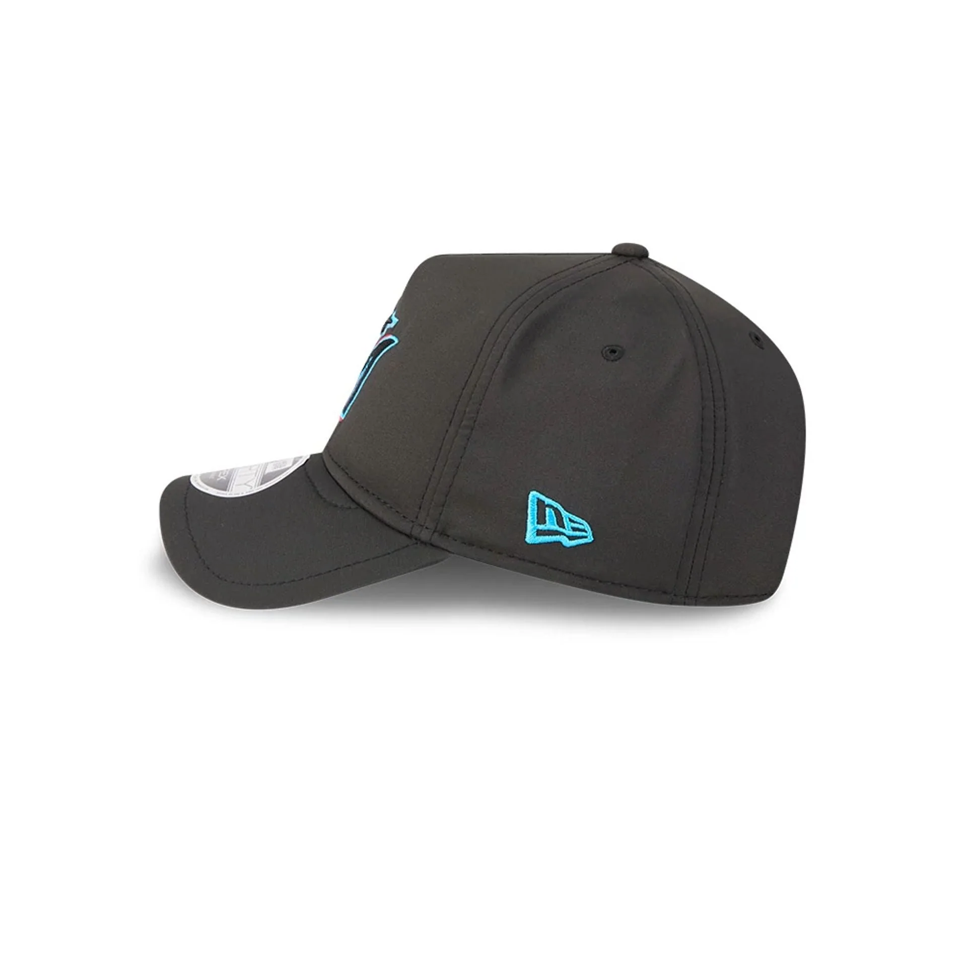 Miami Marlins MLB Quickstrike Black 9FORTY Apex Adjustable Cap - Image 5
