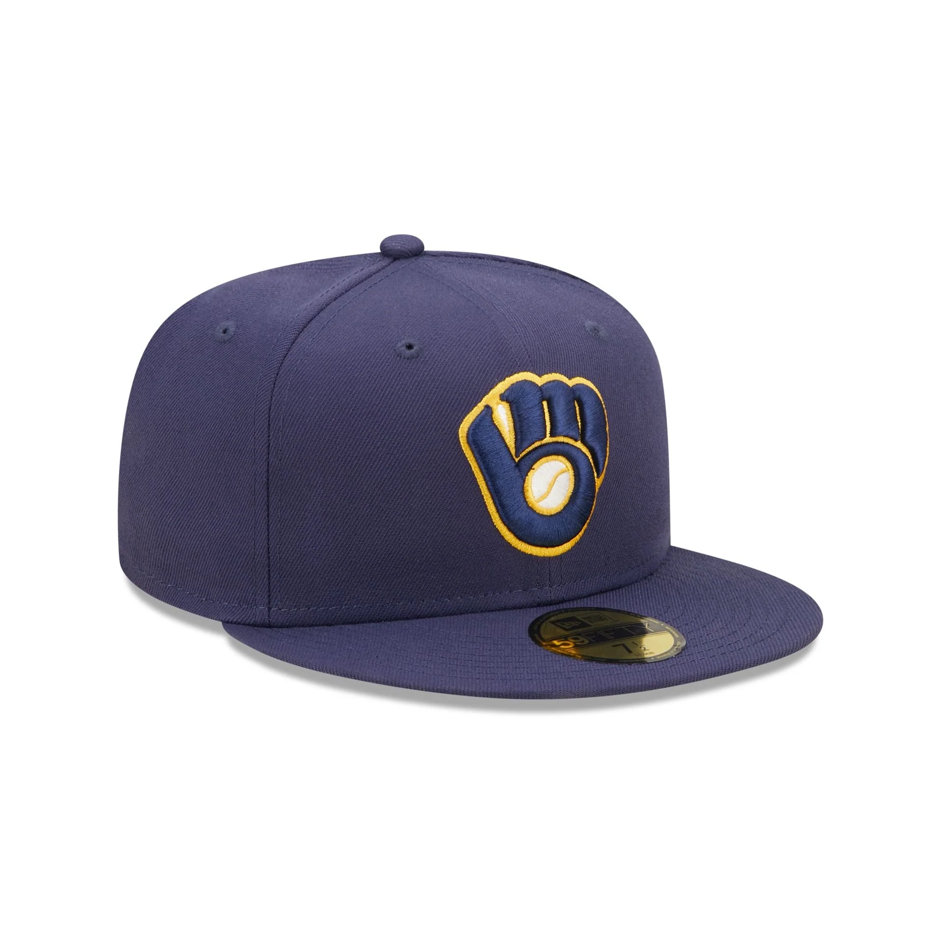 Milwaukee Brewers AC Perf Navy 59FIFTY Cap - Image 5
