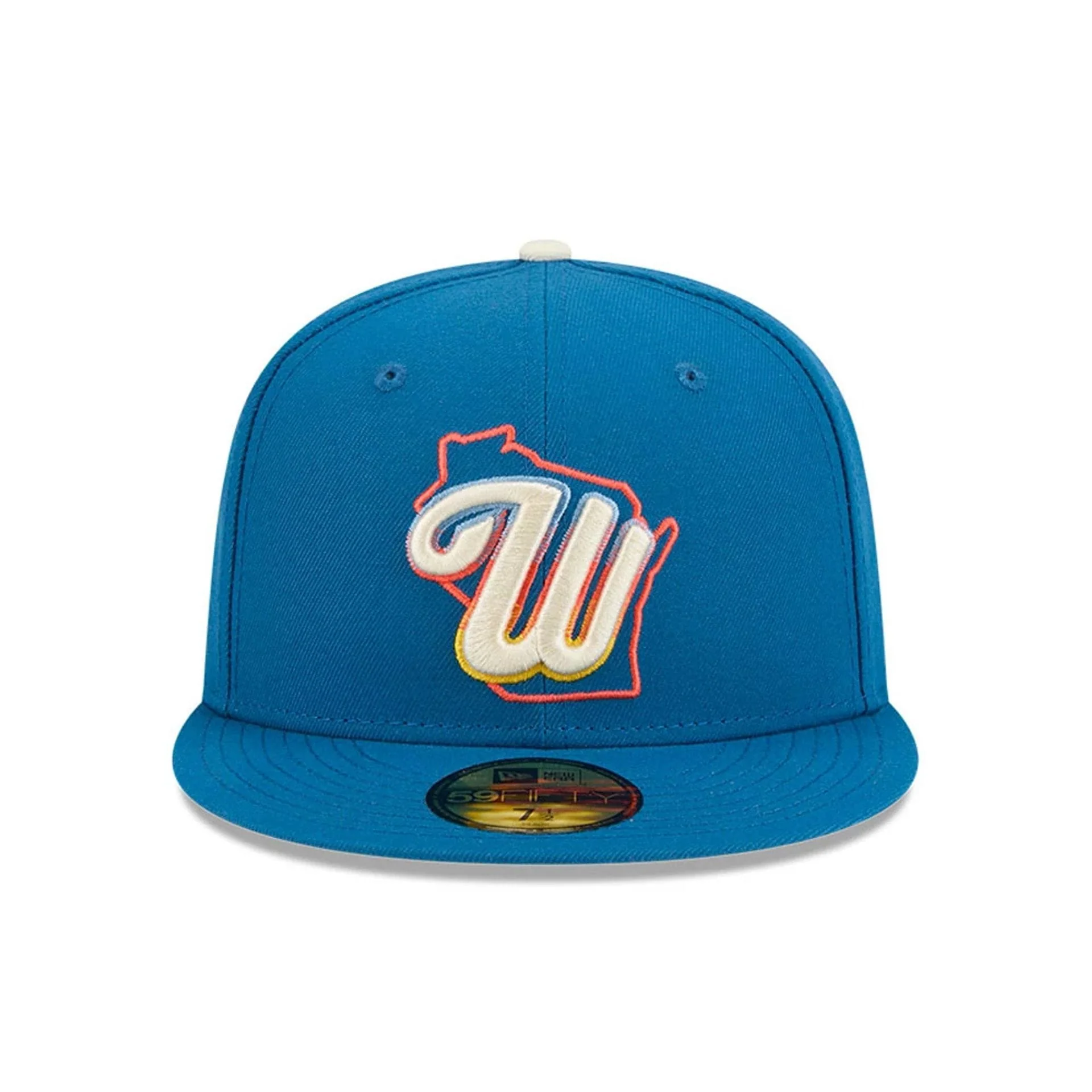 Milwaukee Brewers MLB City Connect Blue 59FIFTY Fitted Cap - Image 3