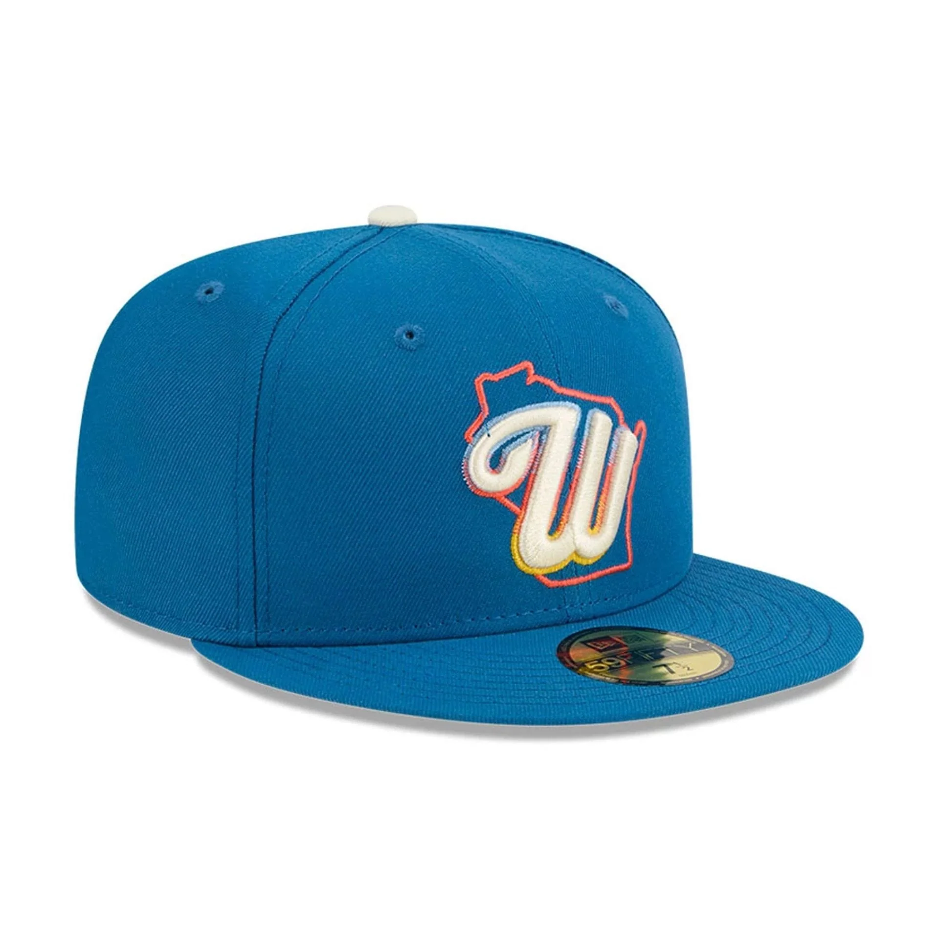 Milwaukee Brewers MLB City Connect Blue 59FIFTY Fitted Cap - Image 4