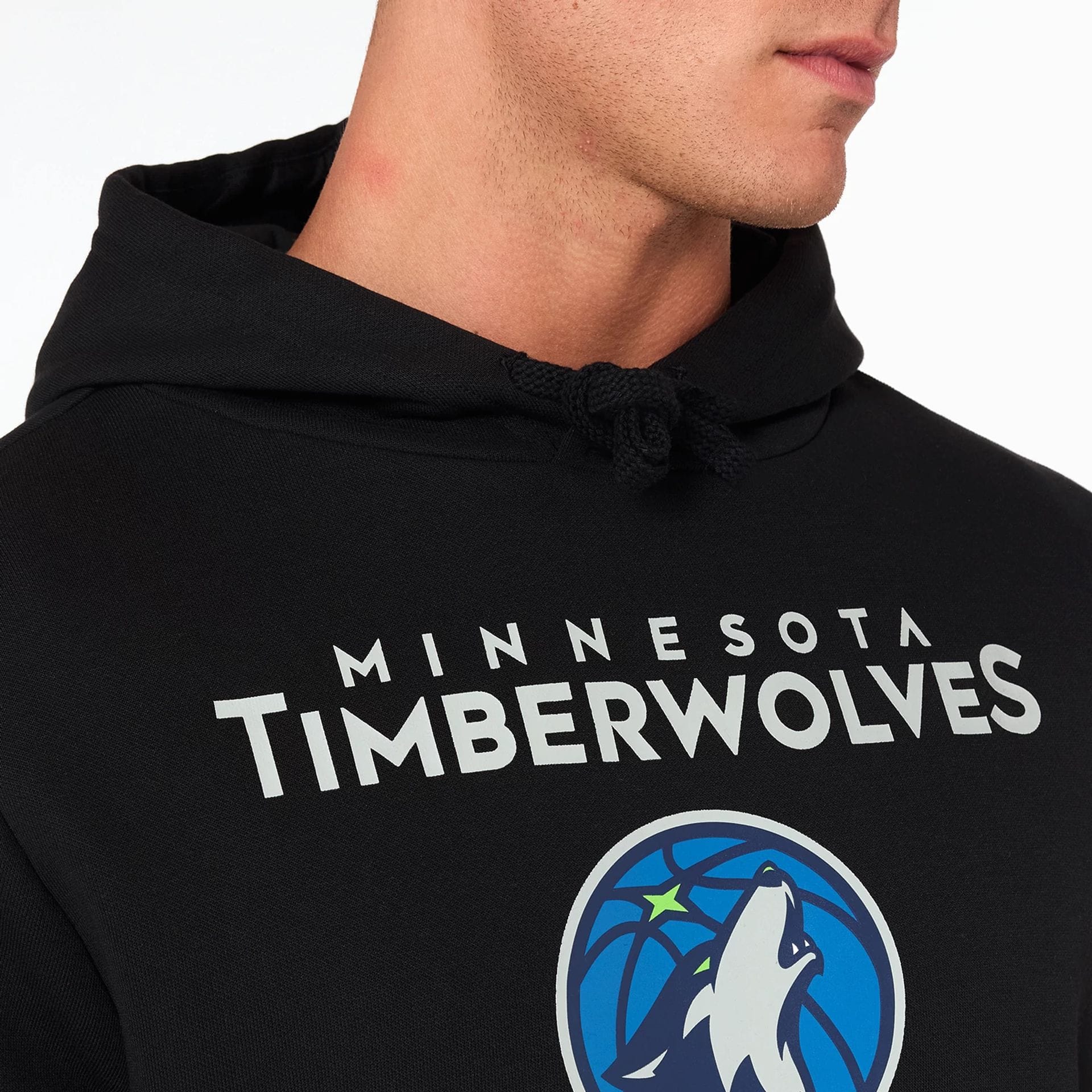 Minnesota Timberwolves NBA Black Pullover Hoodie - Image 2