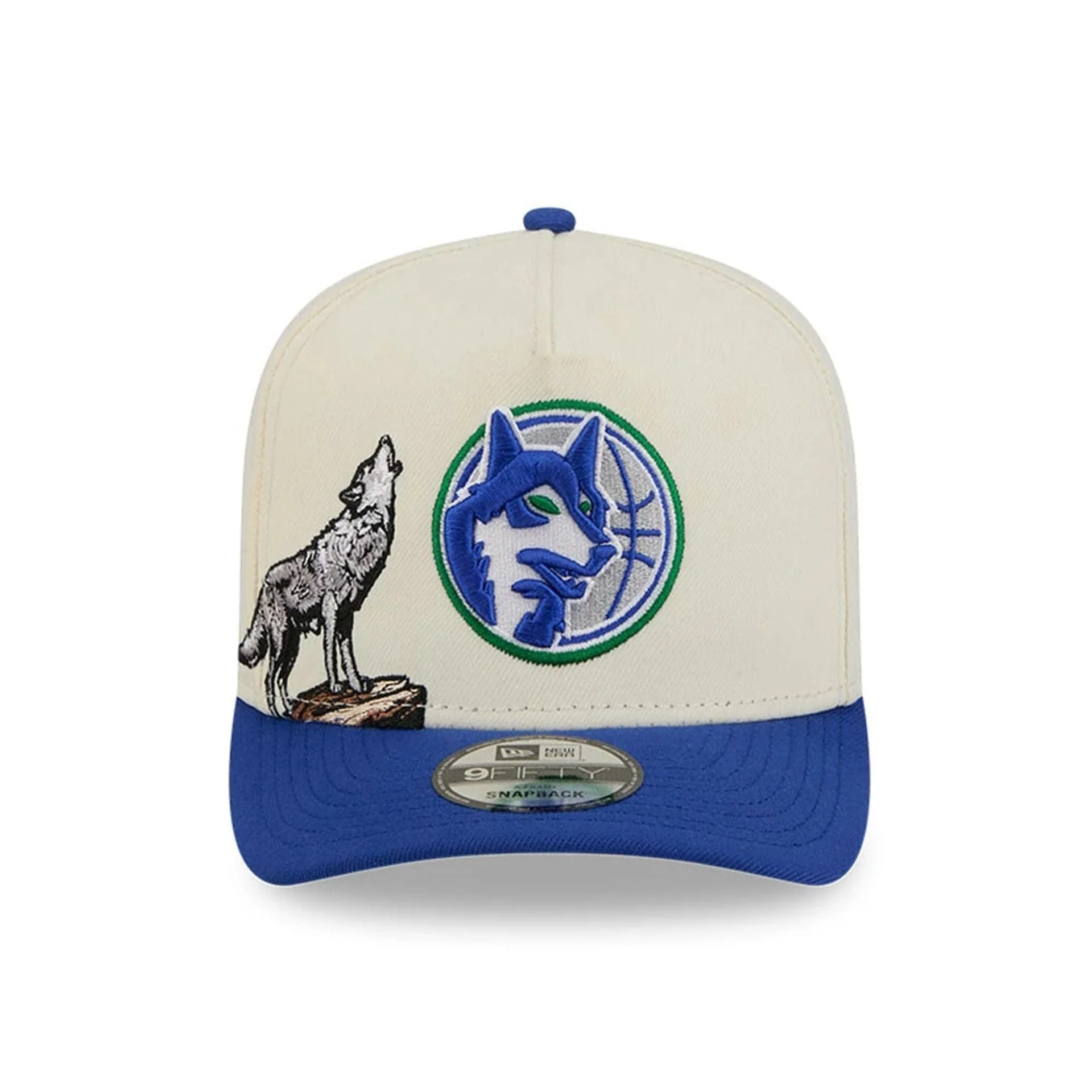 Minnesota Timberwolves NBA Blue 9FIFTY A-Frame Snapback Adjustable Cap - Image 3