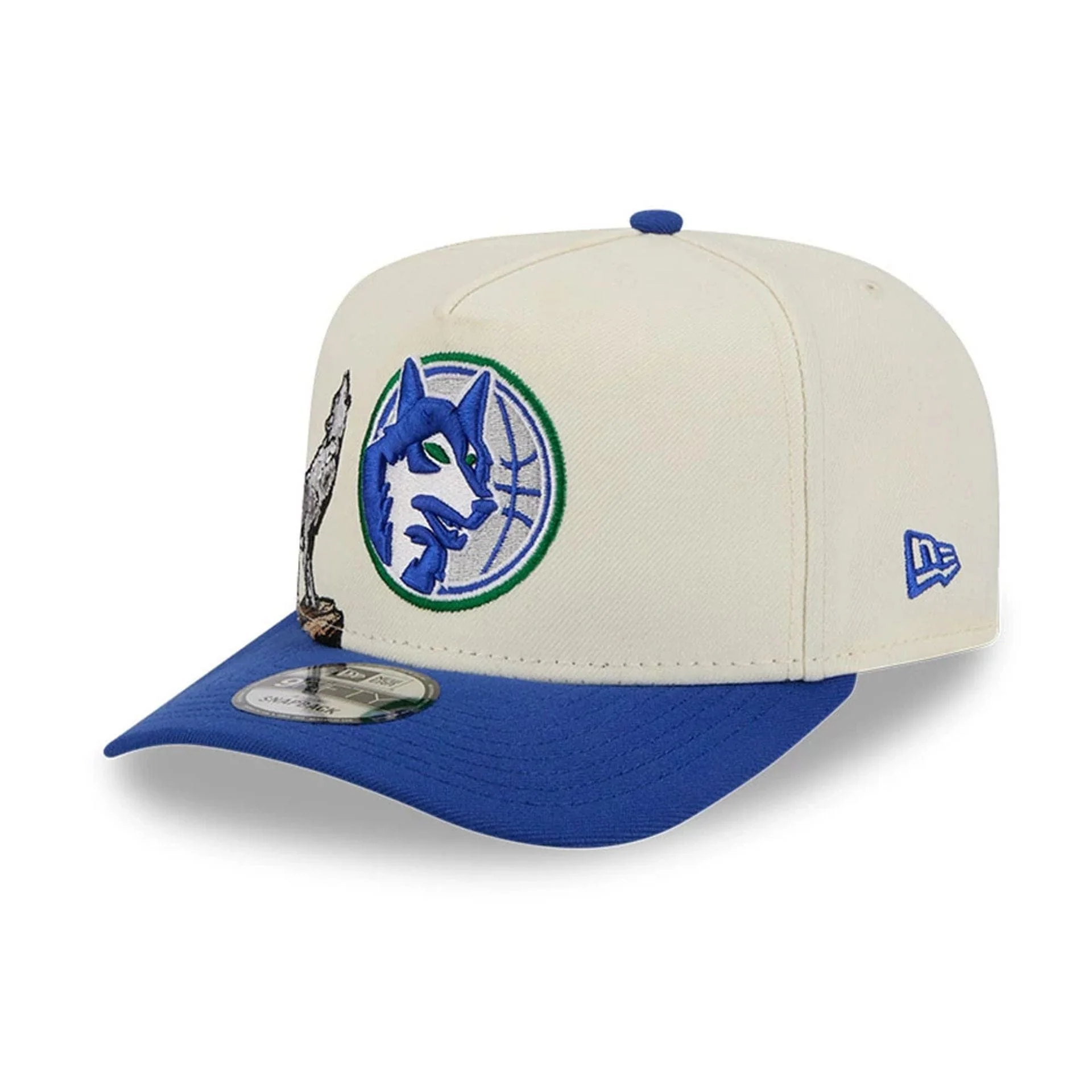 Minnesota Timberwolves NBA Blue 9FIFTY A-Frame Snapback Adjustable Cap - Image 4