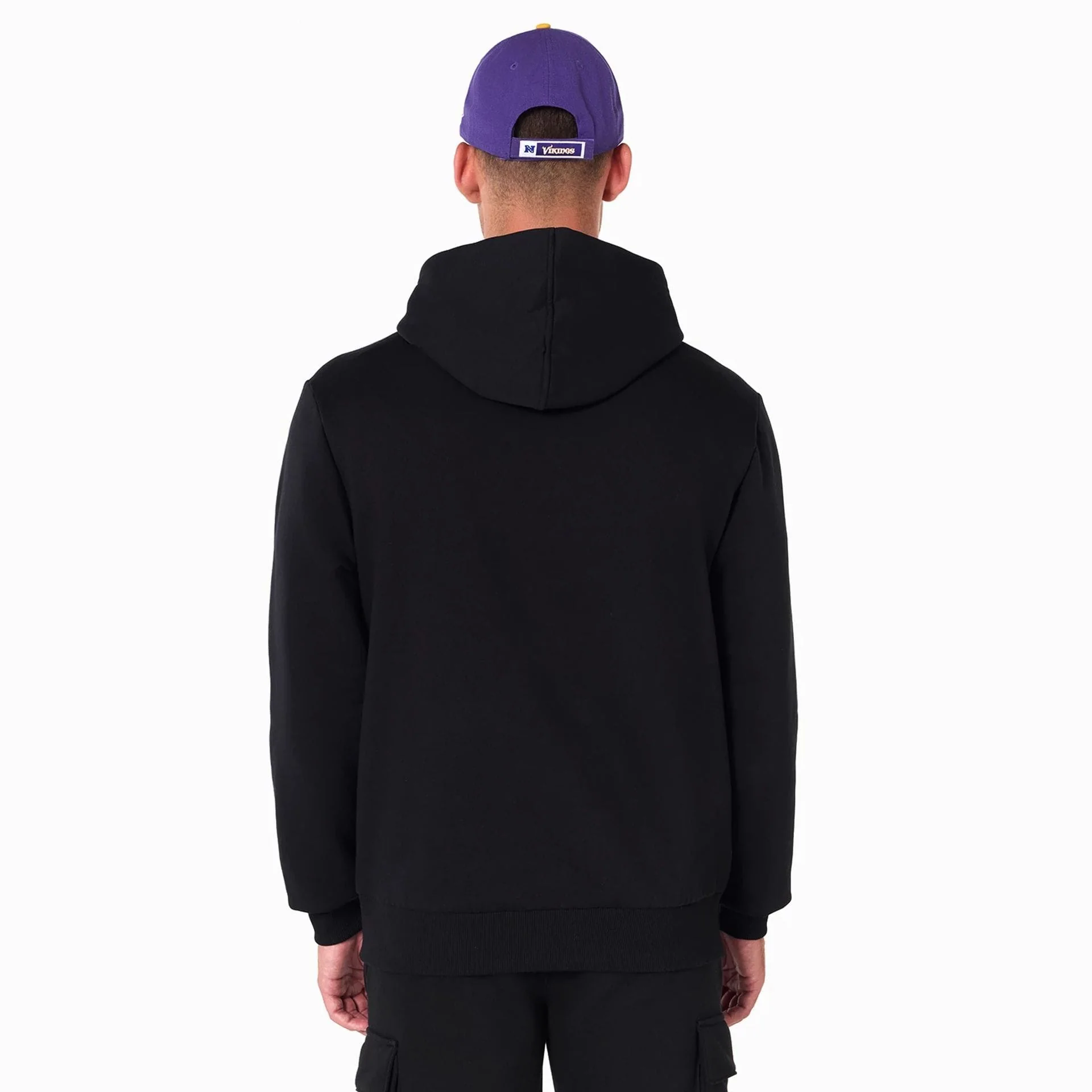Minnesota Vikings NFL Black Pullover Hoodie - Image 7