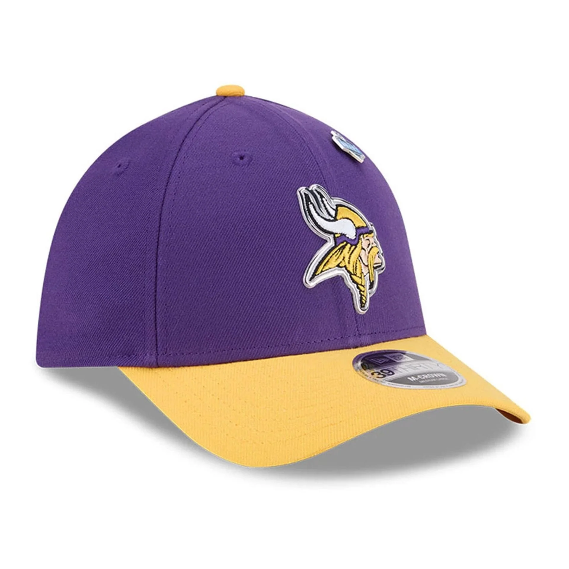 Minnesota Vikings NFL Draft 2026 Purple 39THIRTY M-Crown Stretch Fit Cap - Image 3