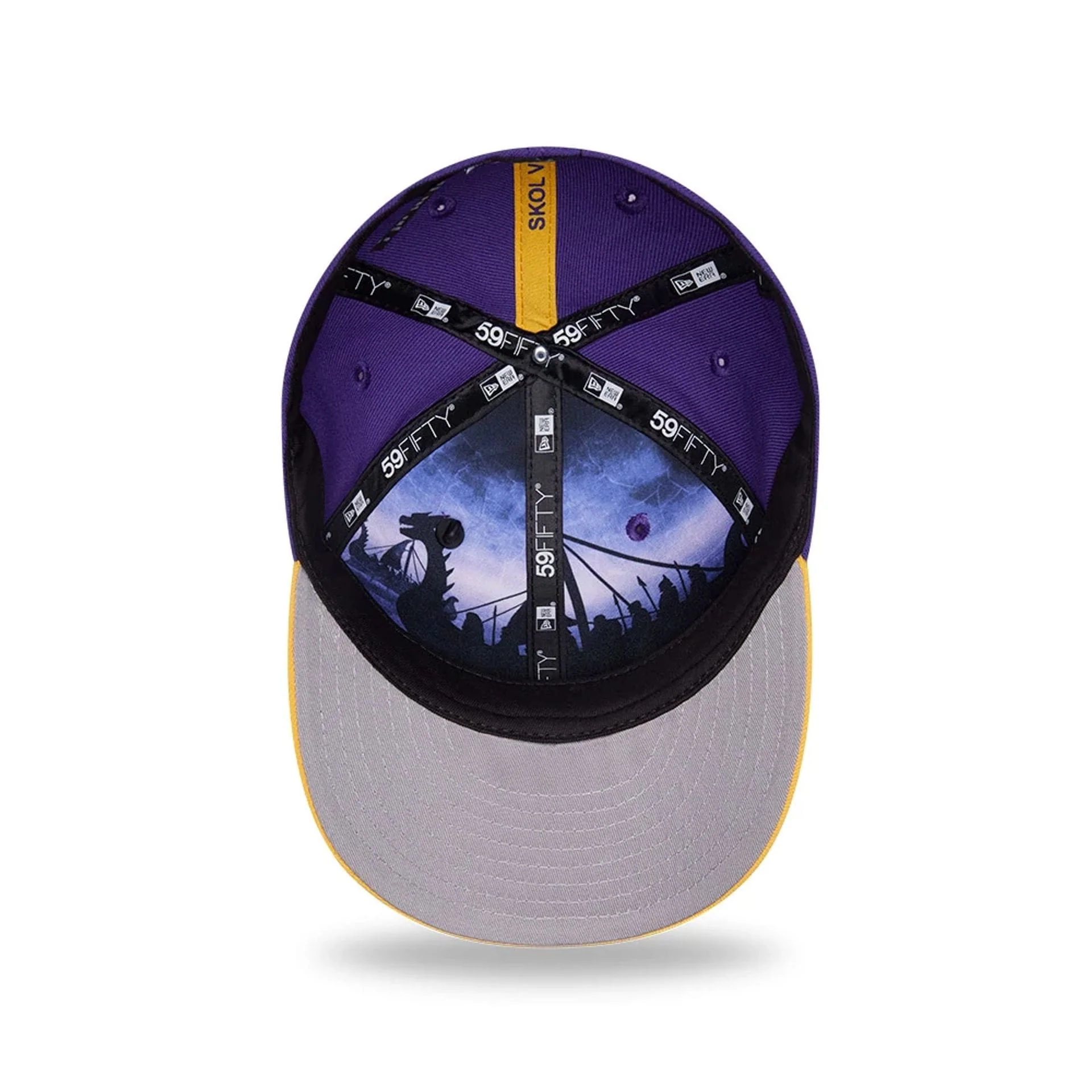 Minnesota Vikings NFL Draft 2026 Purple 59FIFTY Fitted Cap - Image 2