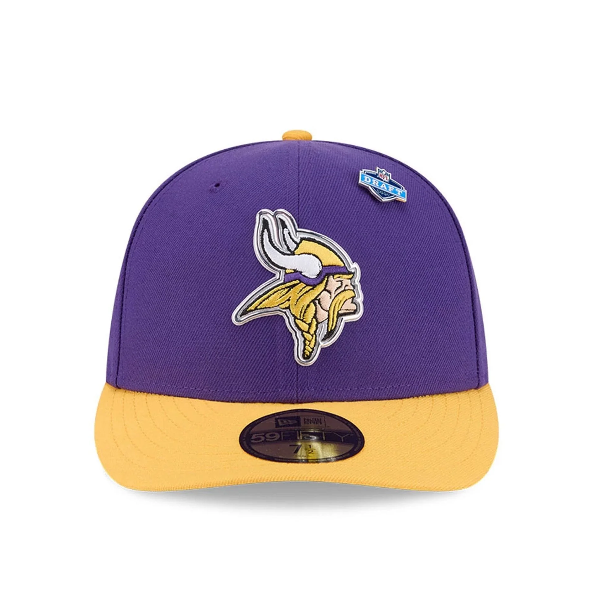 Minnesota Vikings NFL Draft 2026 Purple 59FIFTY Fitted Cap - Image 3