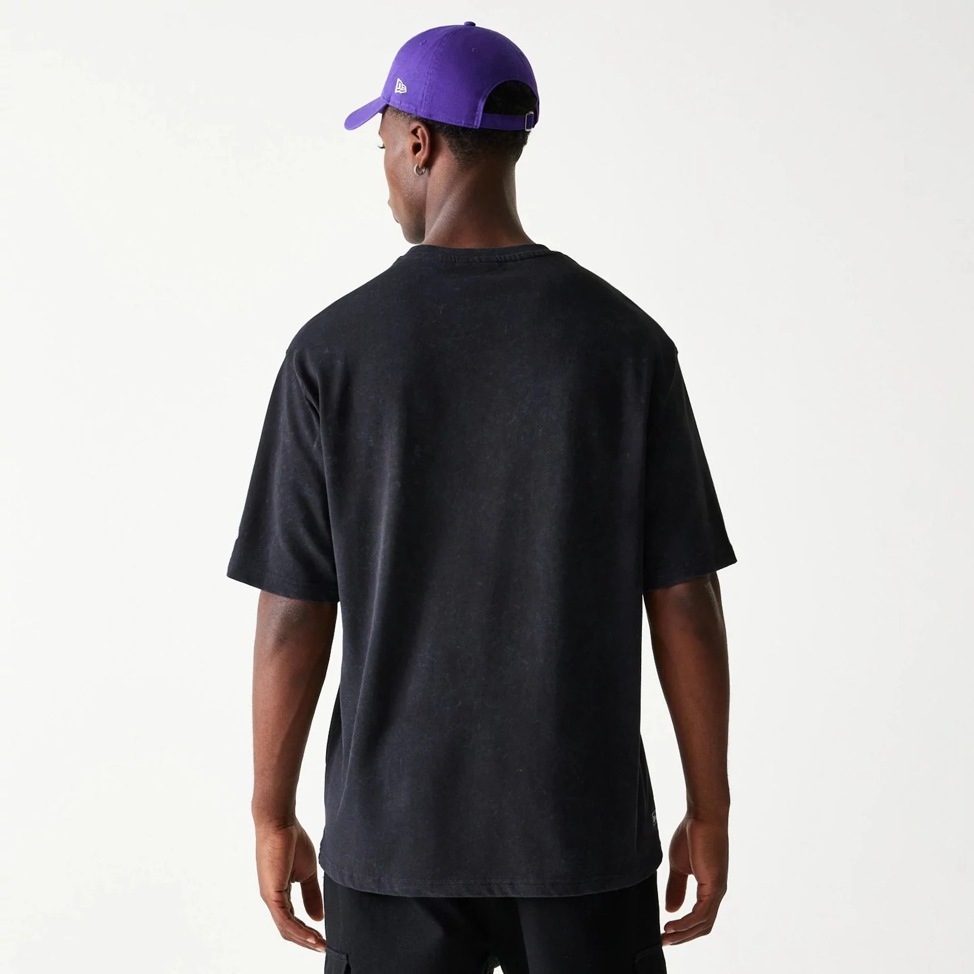 Minnesota Vikings NFL Games Premium Apparel Black Oversized T-Shirt - Image 7