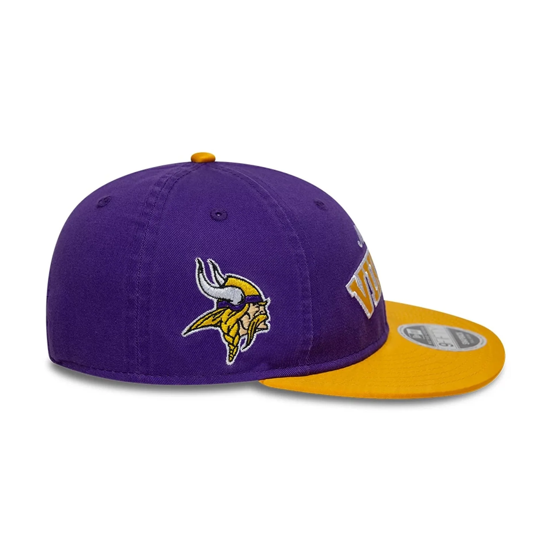 Minnesota Vikings NFL Historic Purple Retro Crown 9FIFTY Adjustable Cap - Image 4