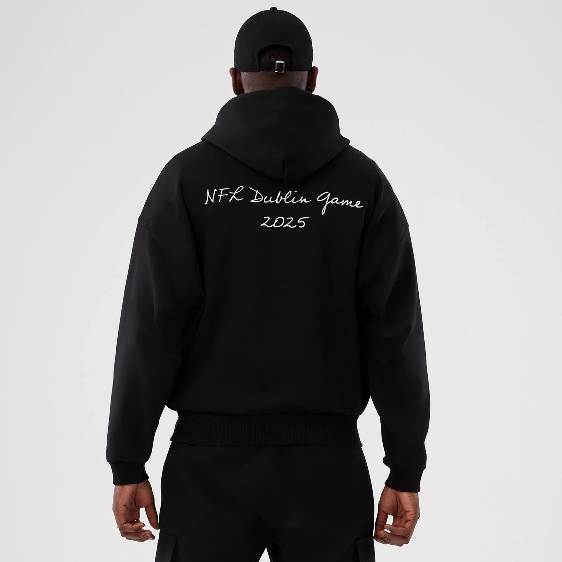 Minnesota Vikings NFL International Series Games 2025 Black Premium Pullover Hoodie - Image 2