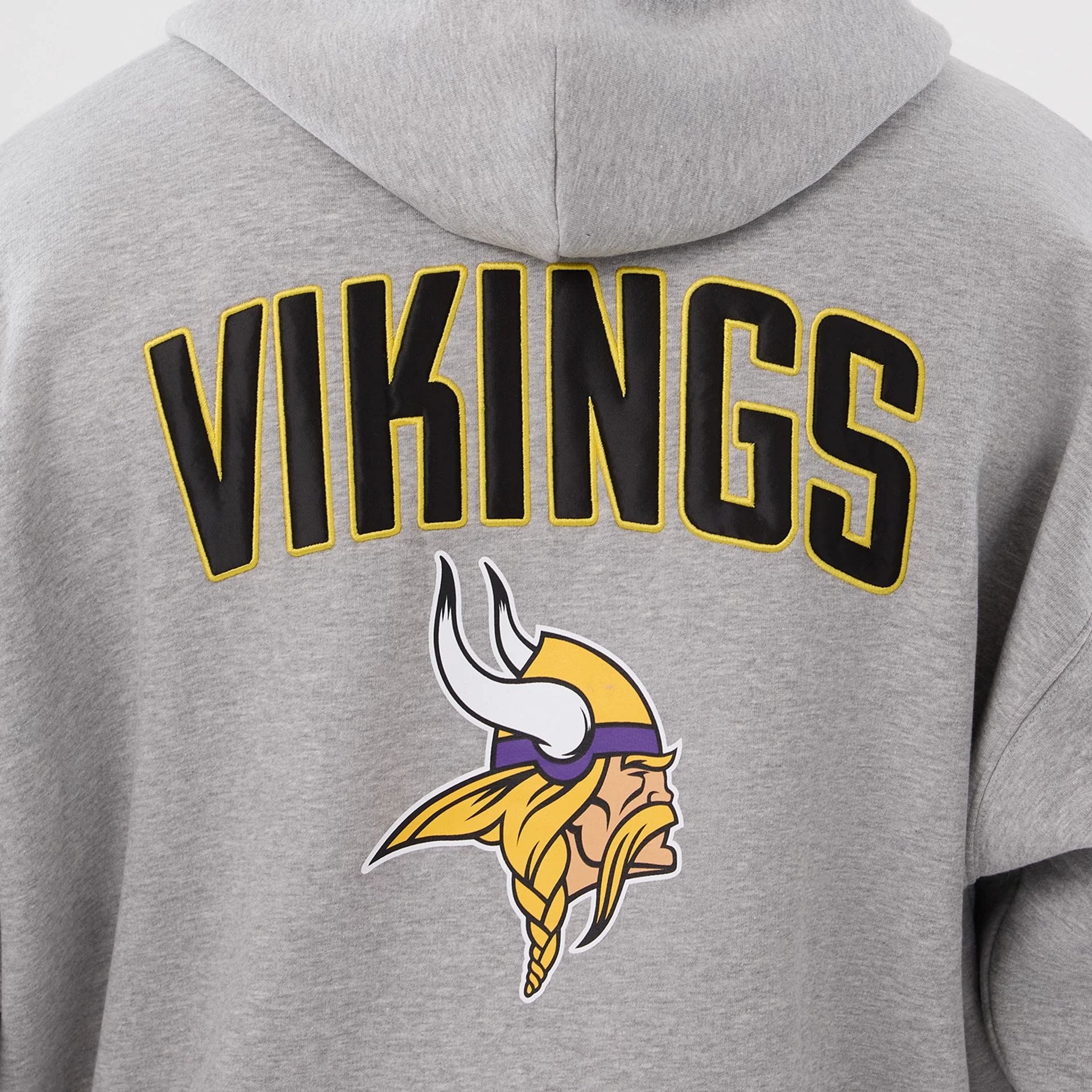 Minnesota Vikings NFL International Series Games 2025 Grey Premium Pullover Hoodie - Image 4