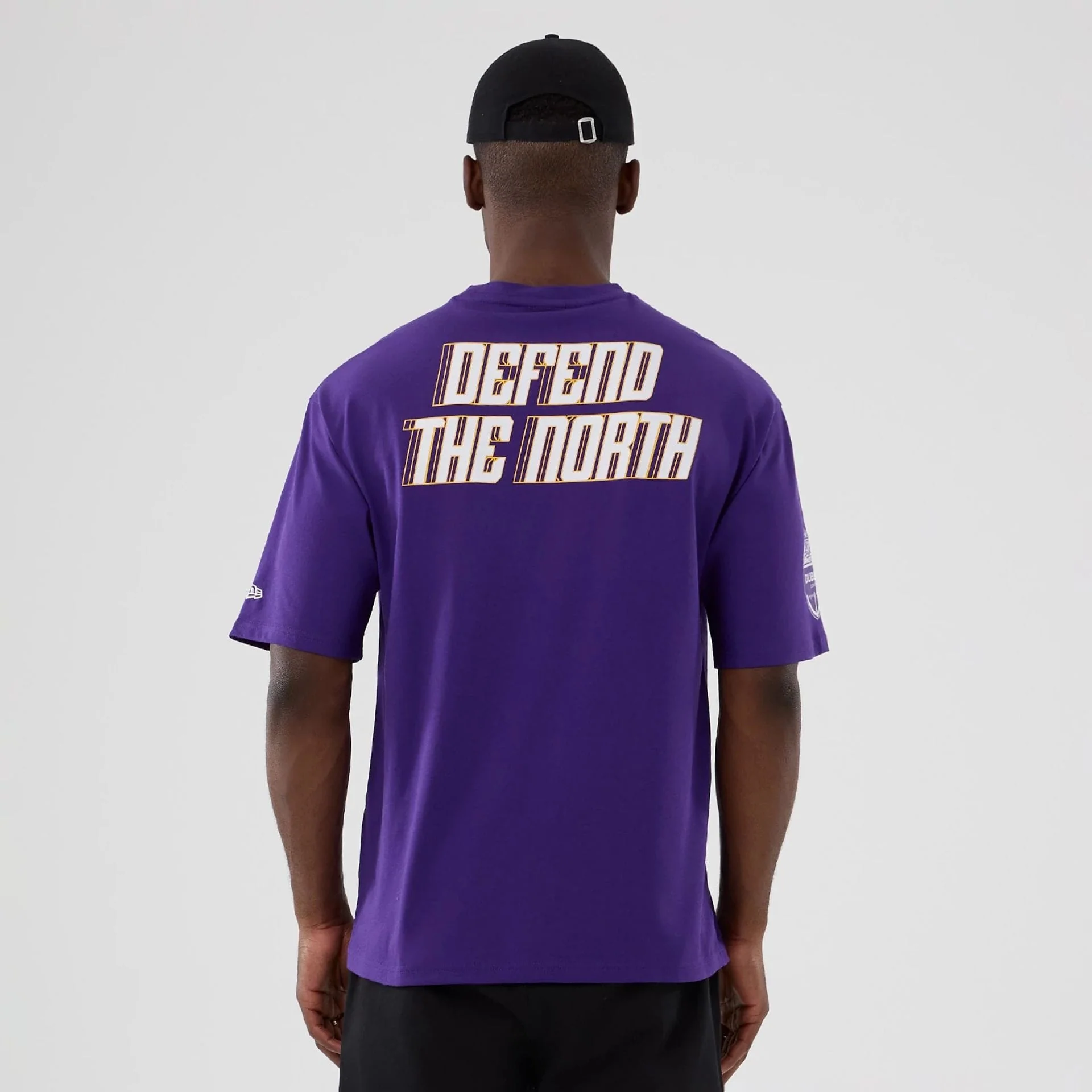 Minnesota Vikings NFL International Series Games 2025 Purple Oversized T-Shirt - Image 2