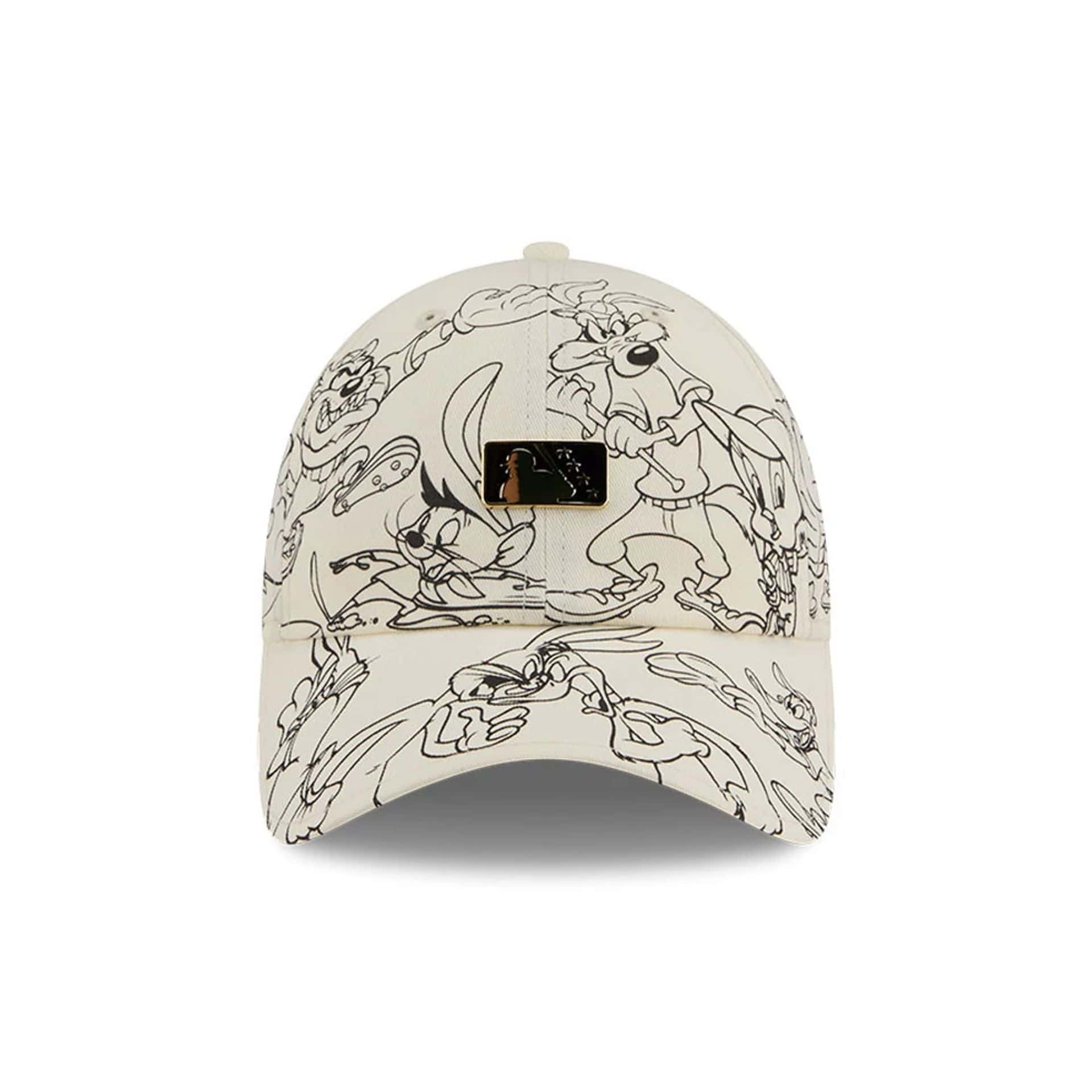 Minor League Logo MiLB X Looney Tunes Cream Casual Classic Adjustable Cap - Image 3