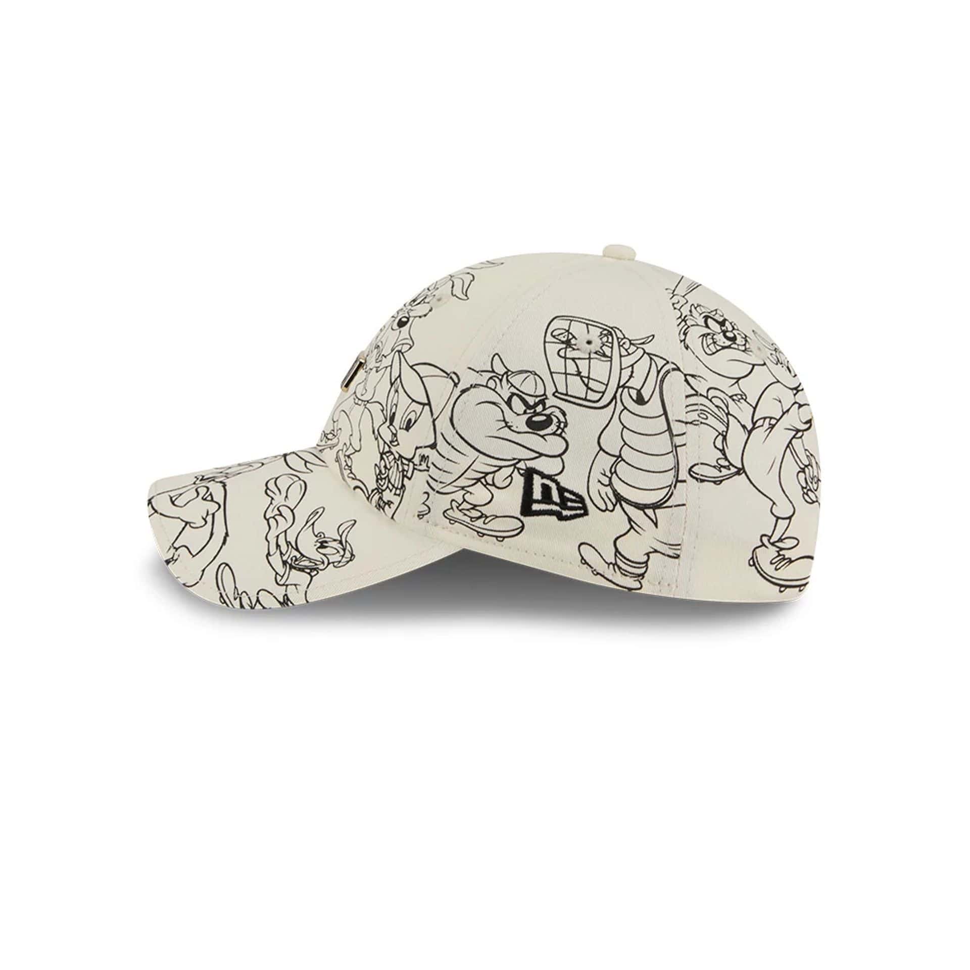 Minor League Logo MiLB X Looney Tunes Cream Casual Classic Adjustable Cap - Image 6