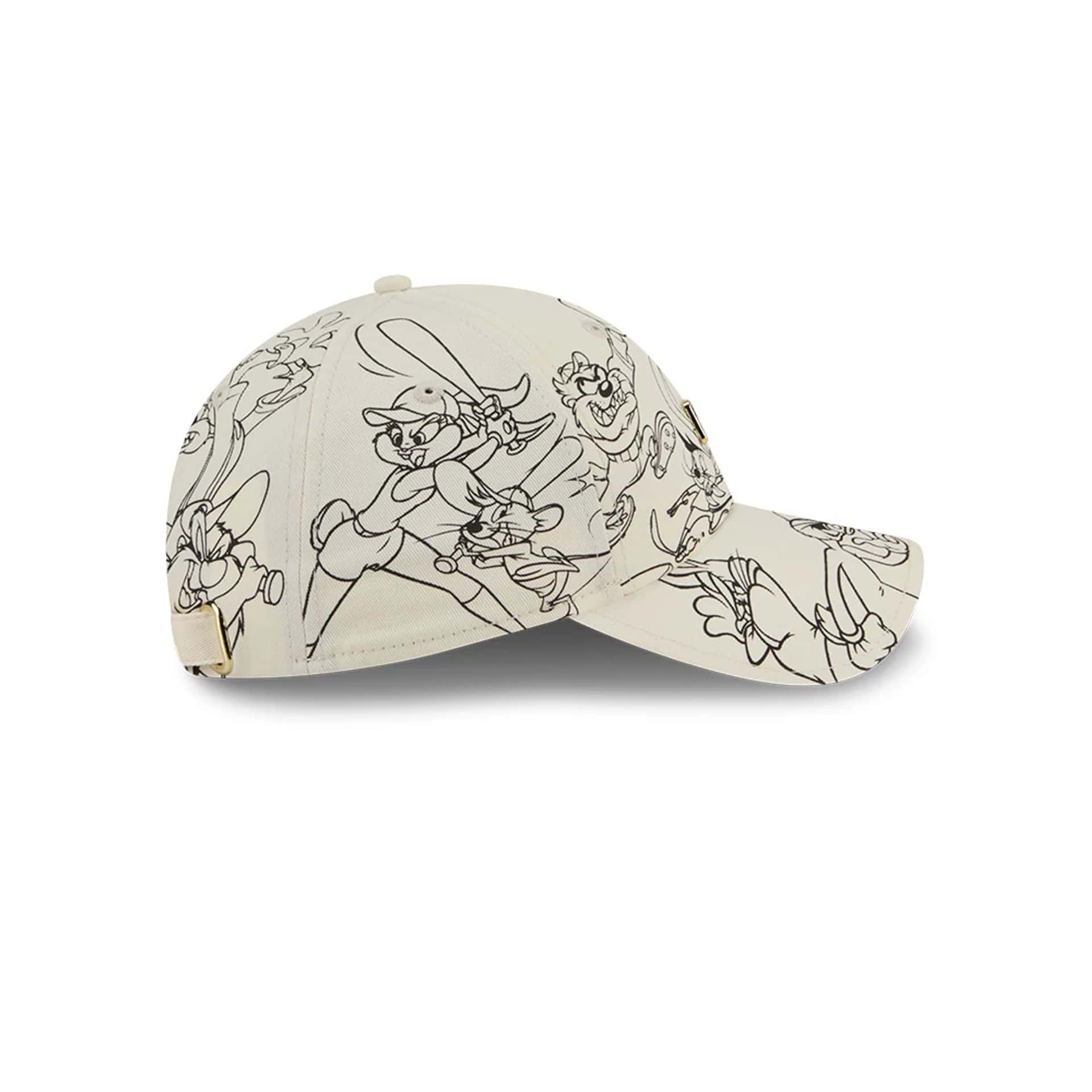 Minor League Logo MiLB X Looney Tunes Cream Casual Classic Adjustable Cap - Image 7