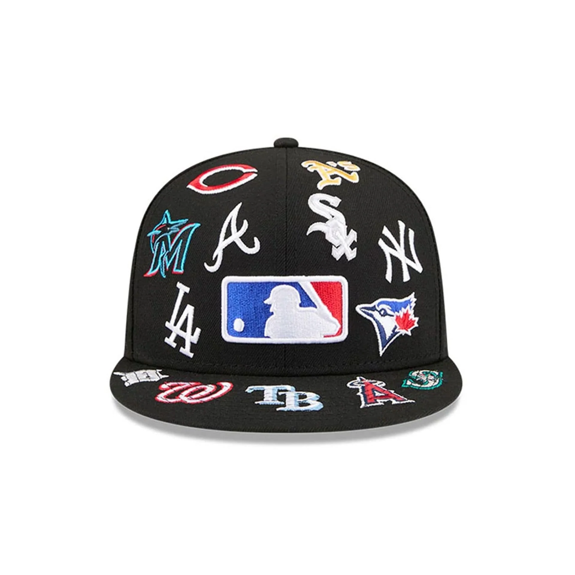 MLB All Over Black 59FIFTY Fitted Cap - Image 3