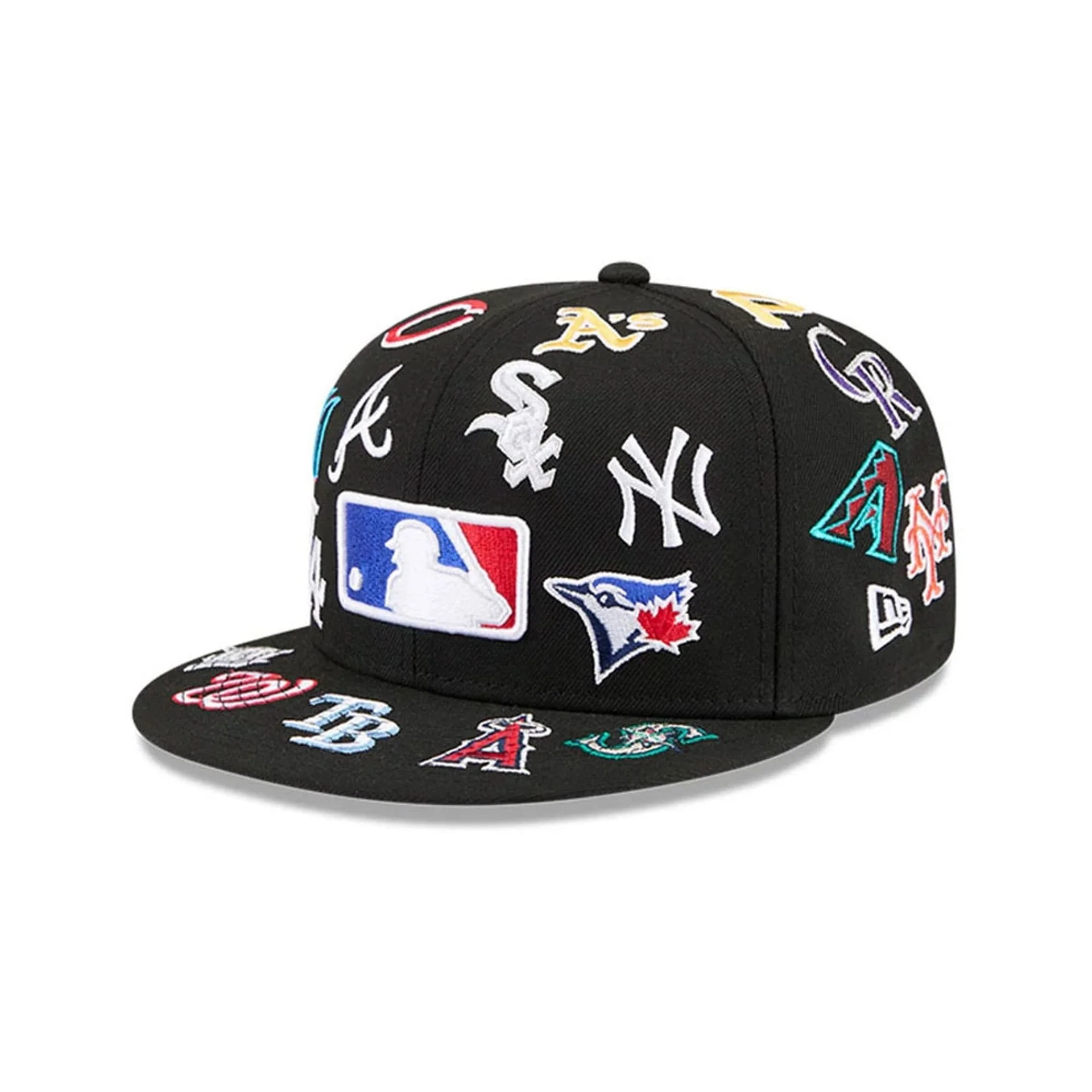MLB All Over Black 59FIFTY Fitted Cap - Image 8