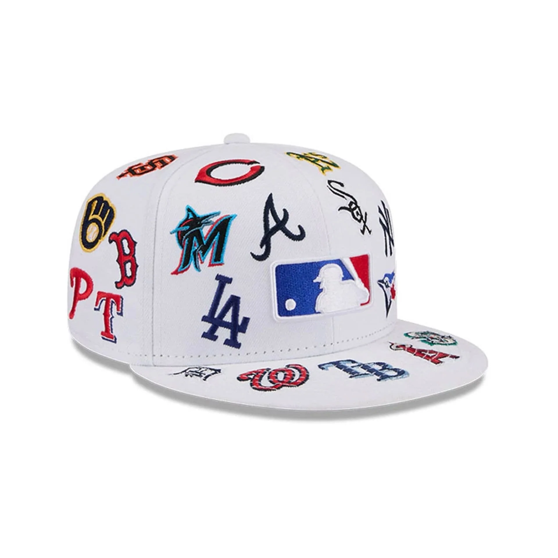 MLB All Over White 59FIFTY Fitted Cap - Image 4