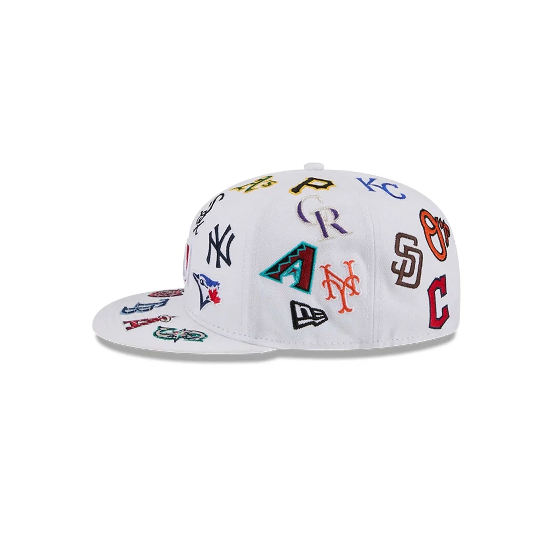 MLB All Over White 59FIFTY Fitted Cap - Image 6