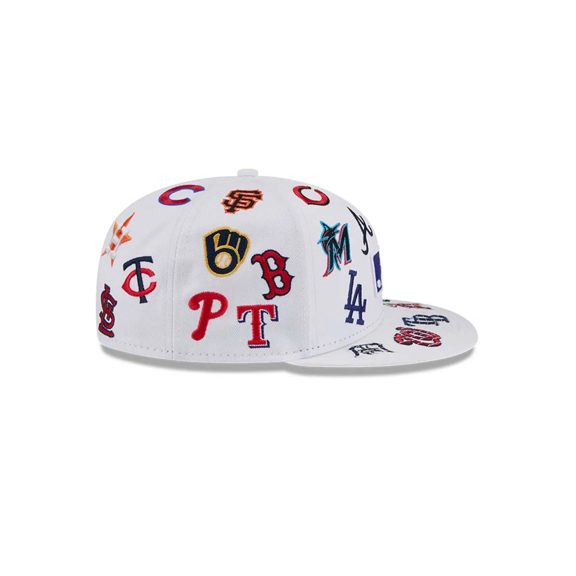 MLB All Over White 59FIFTY Fitted Cap - Image 7