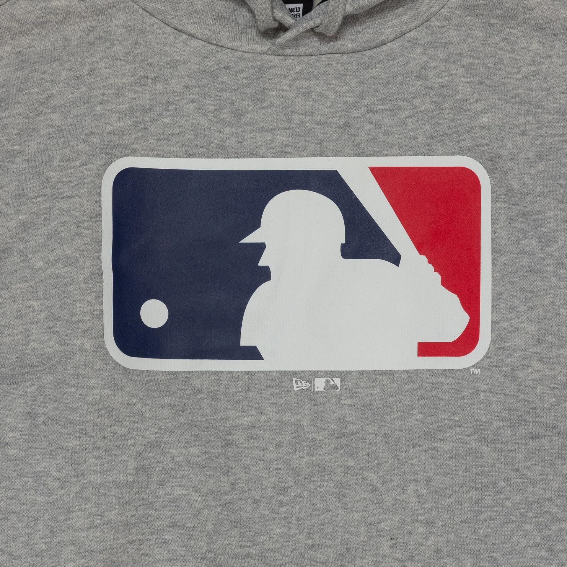 MLB Generic Logo MLB Regular Grey Pullover Hoodie - Image 3